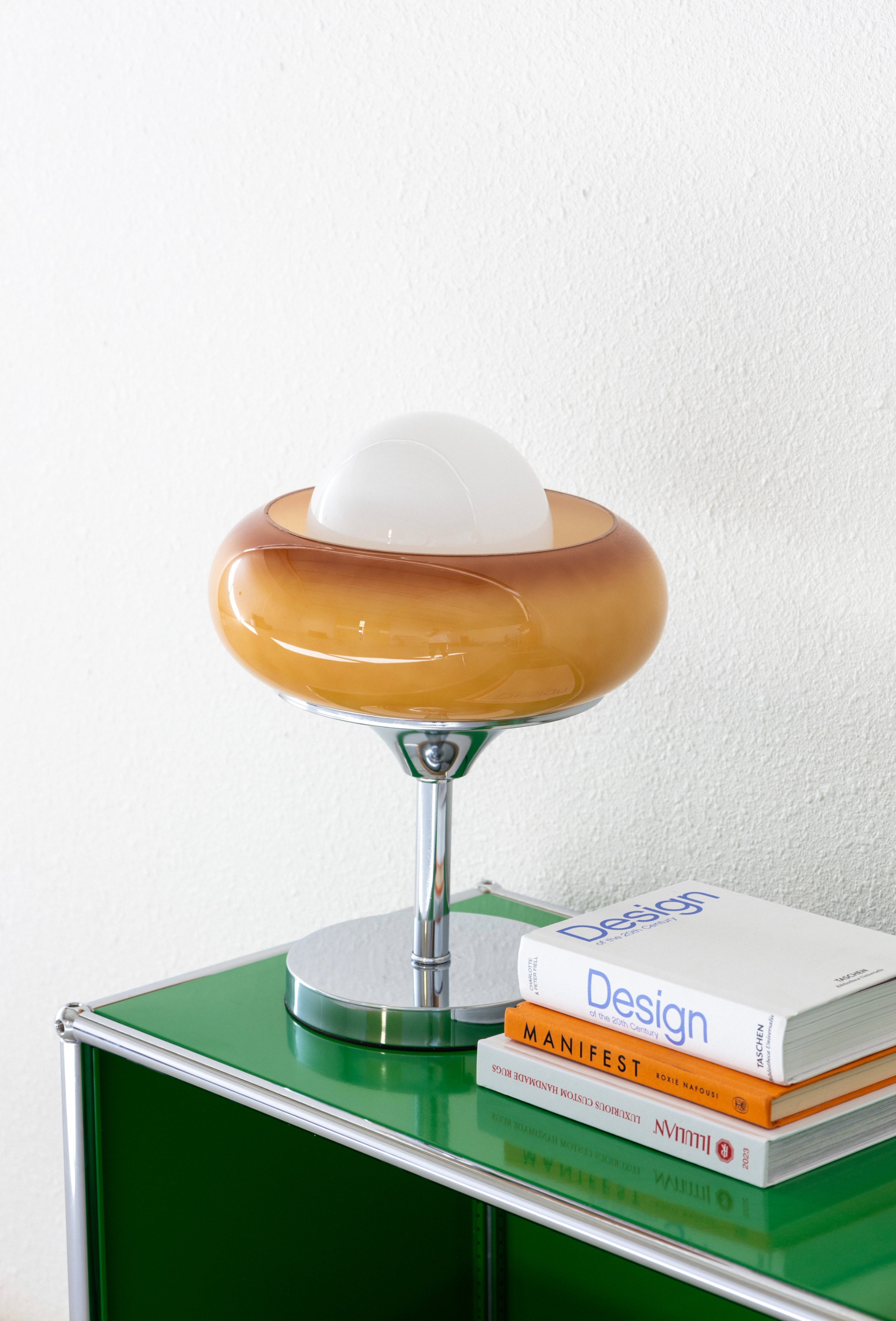 Vintage glass table lamp - Forma - UAE - 0