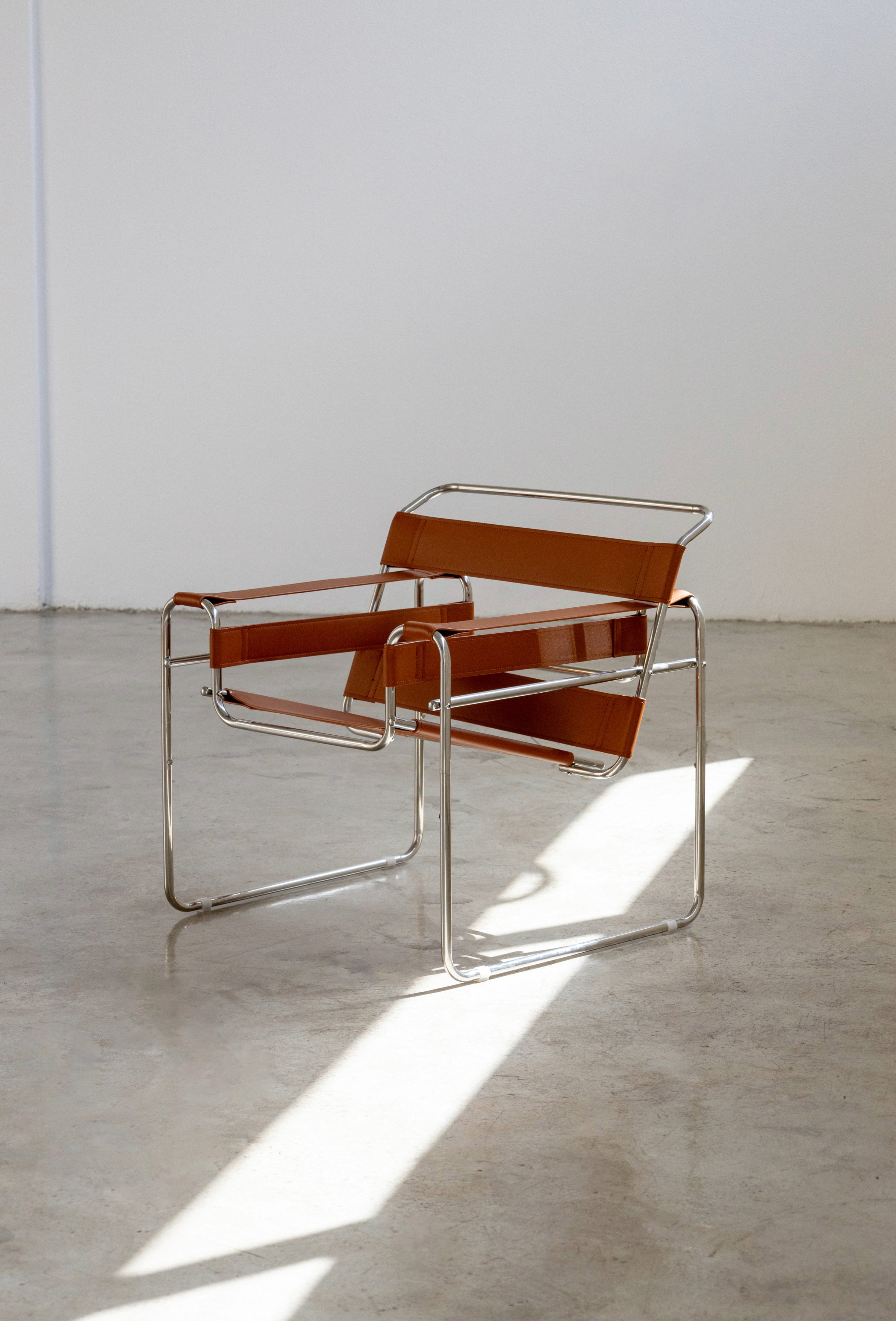 Wassily Chair Steel & Leather Iconic Design UAE | Forma