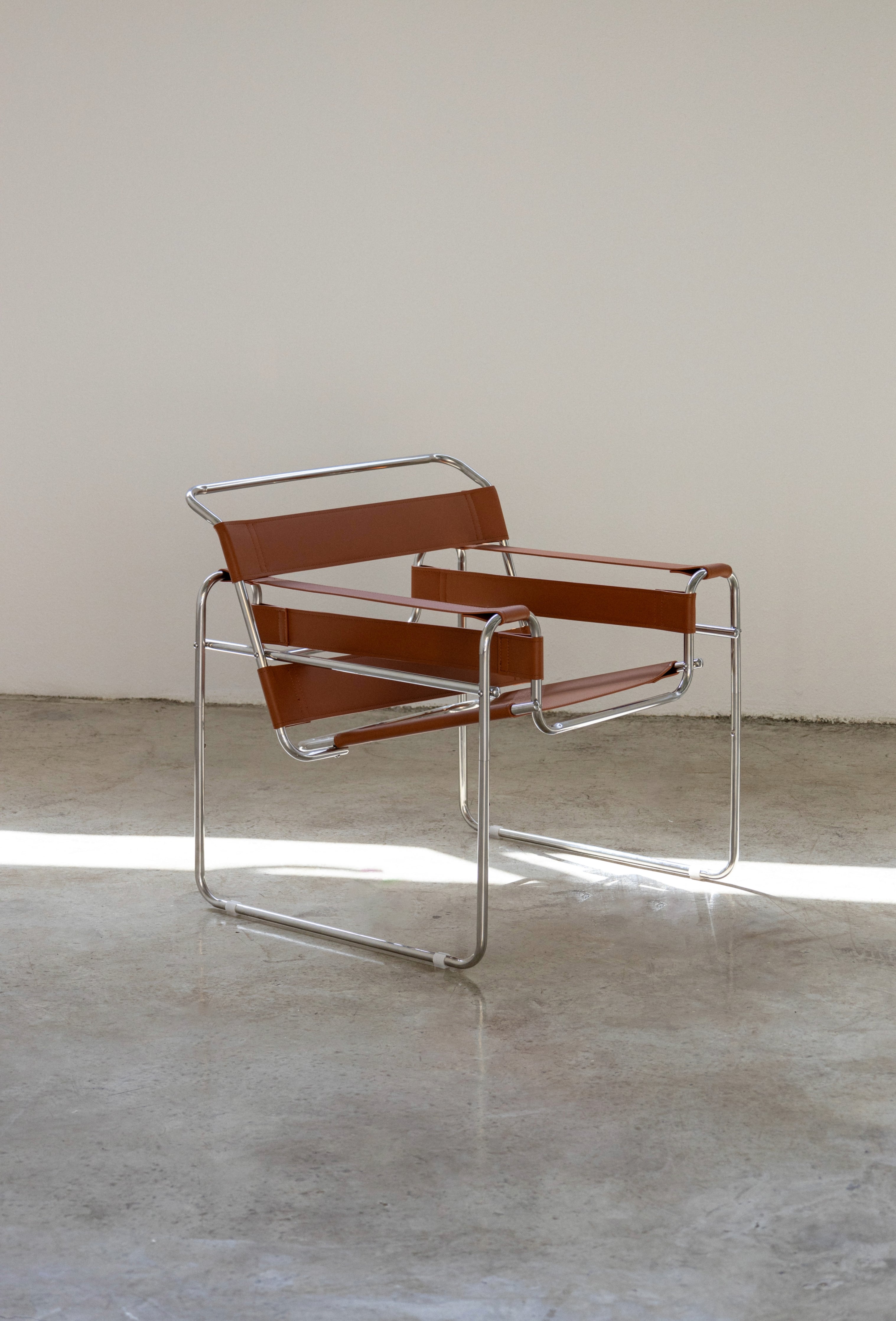 Wassily Chair Steel & Leather Iconic Design UAE | Forma