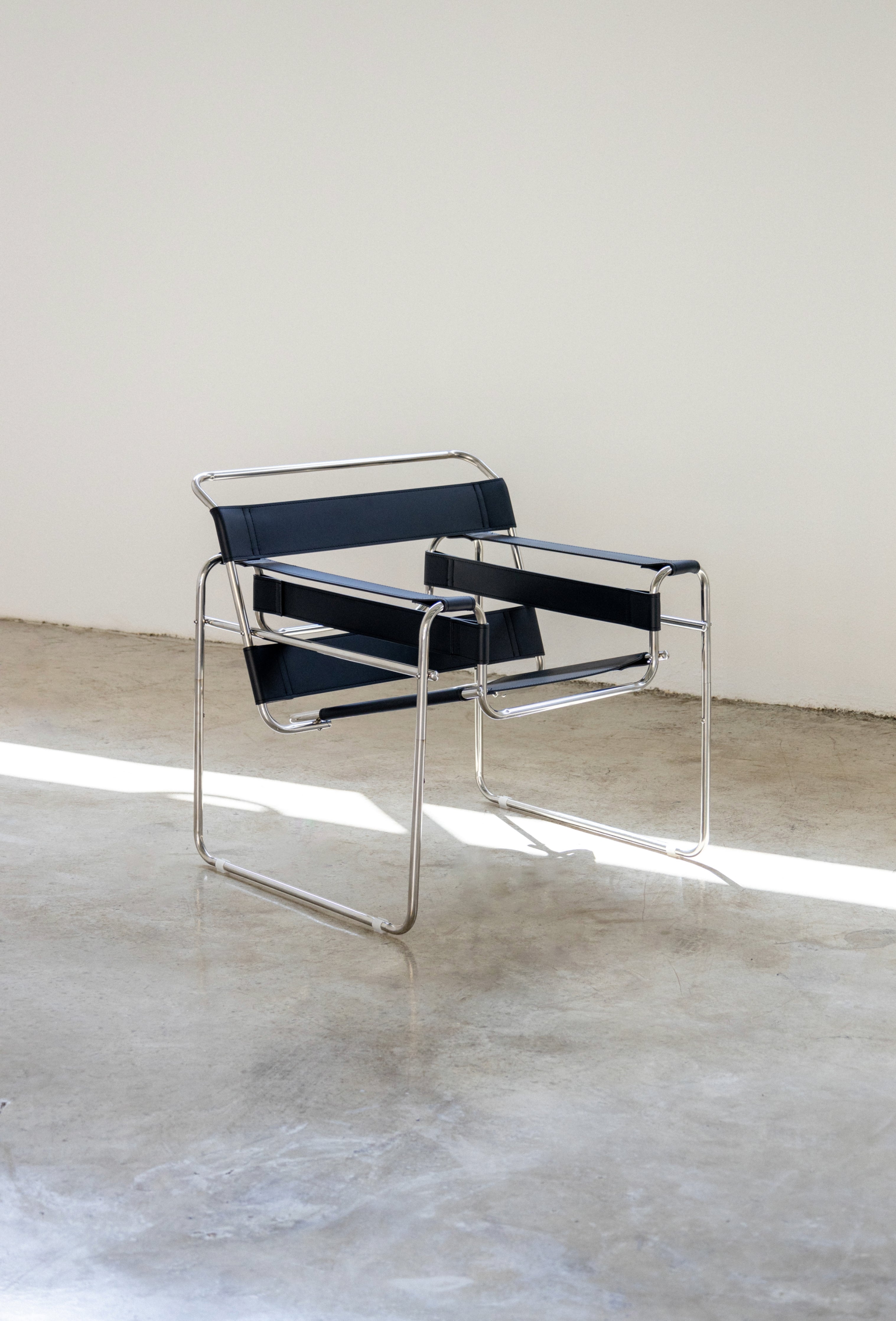 Wassily Chair Steel & Leather Iconic Design UAE | Forma