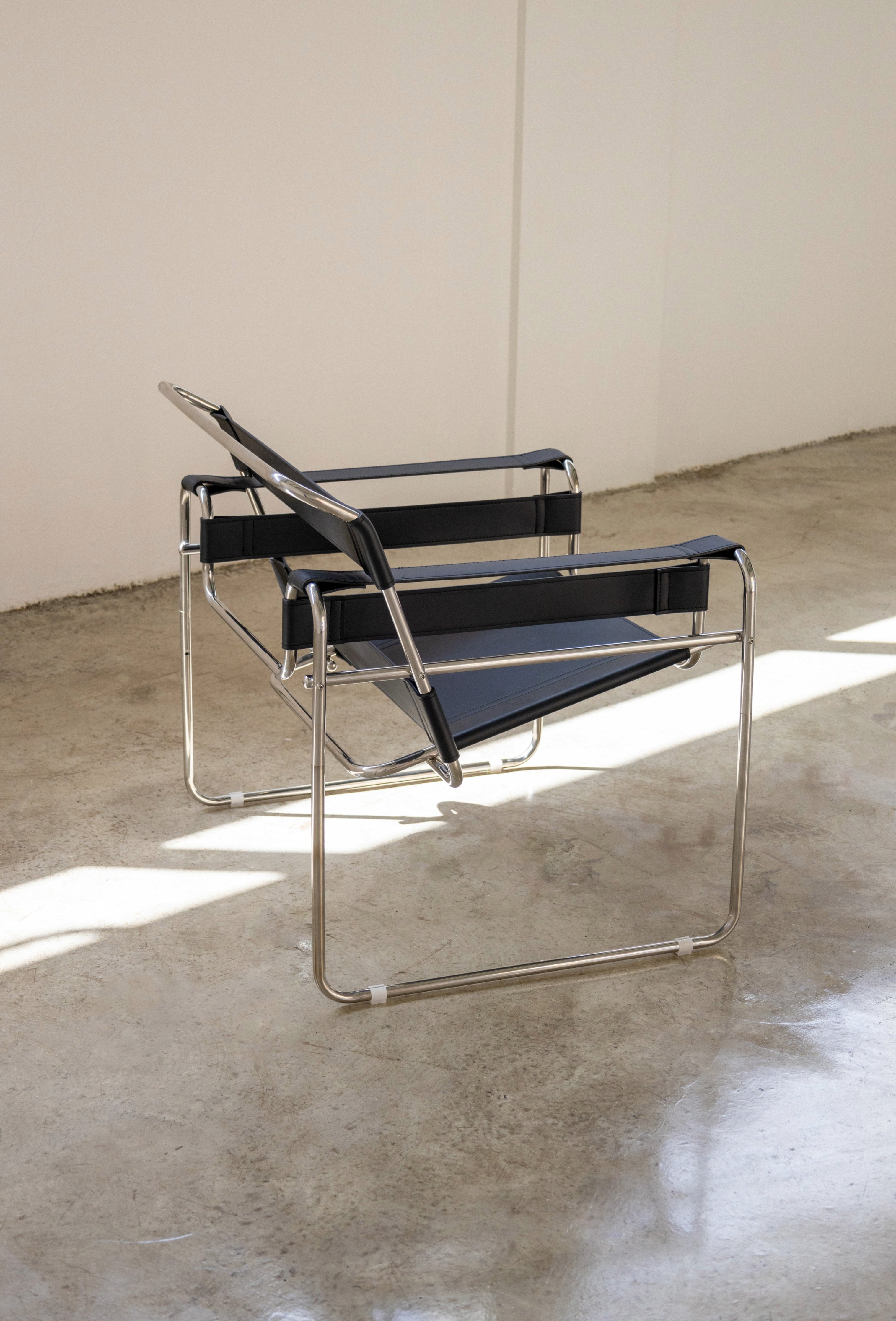 Wassily Chair Steel & Leather Iconic Design UAE | Forma