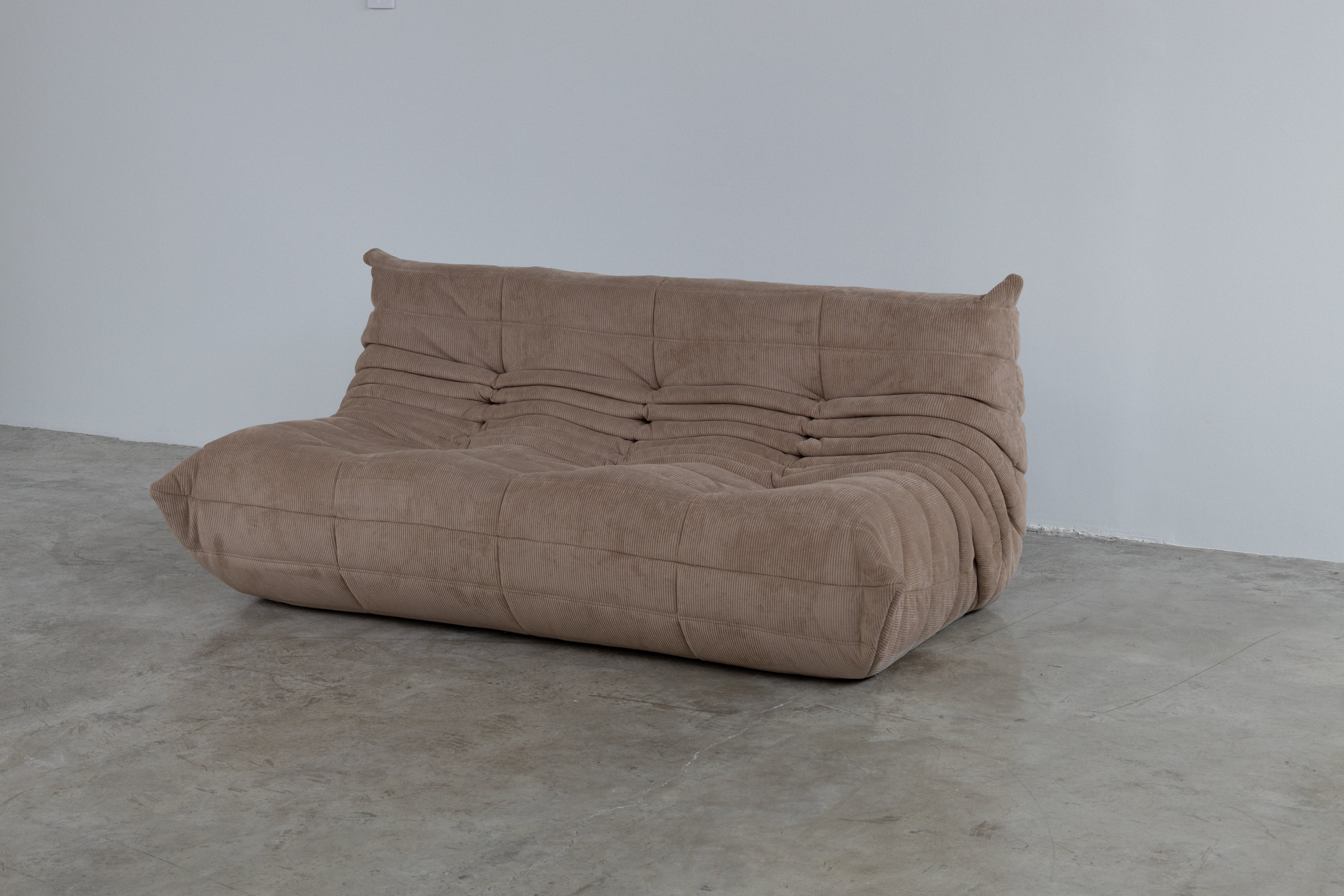 Togo Sofa Corduroy Fabric 3 Seater UAE | Forma