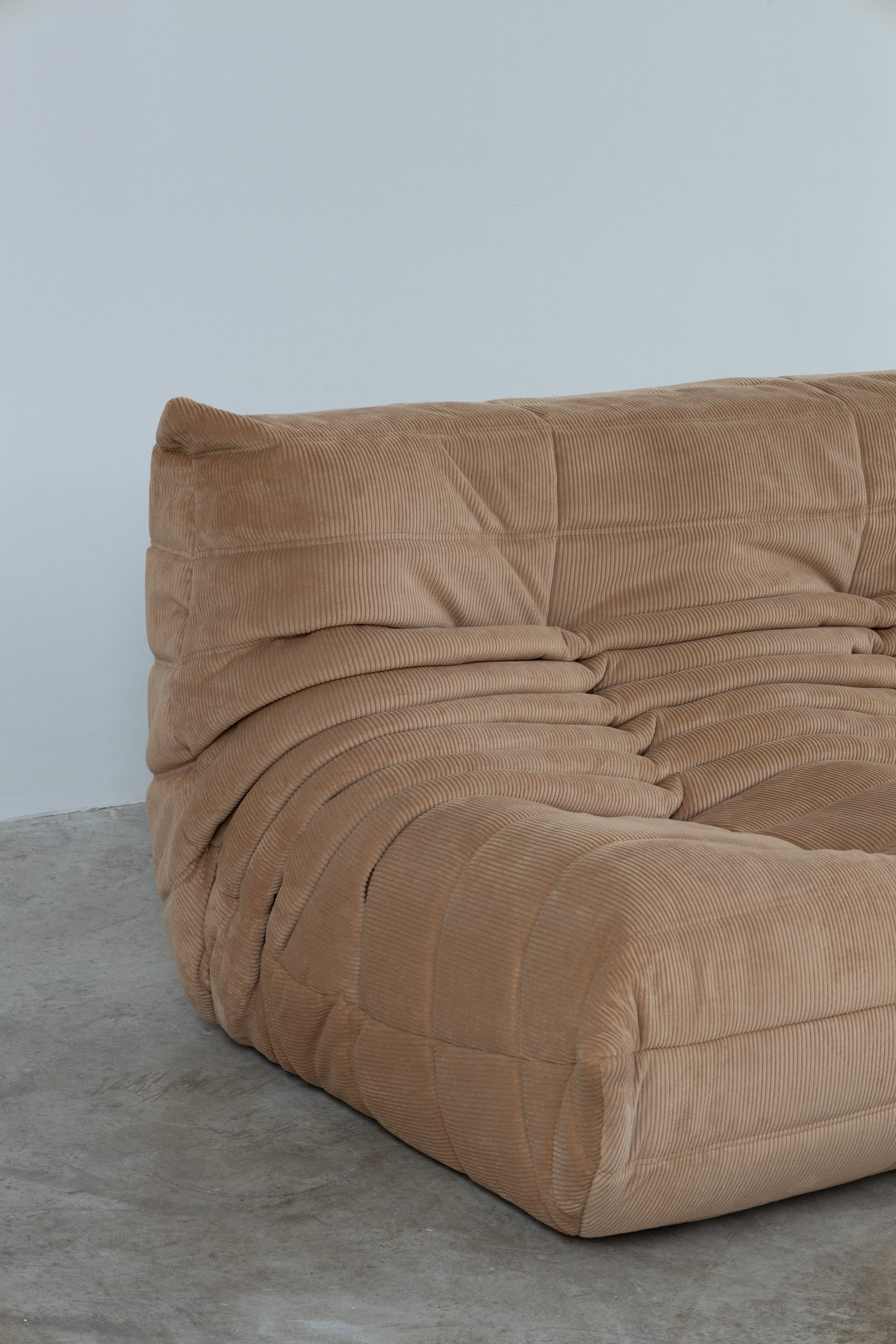 Togo Sofa Corduroy Fabric 3 Seater UAE | Forma