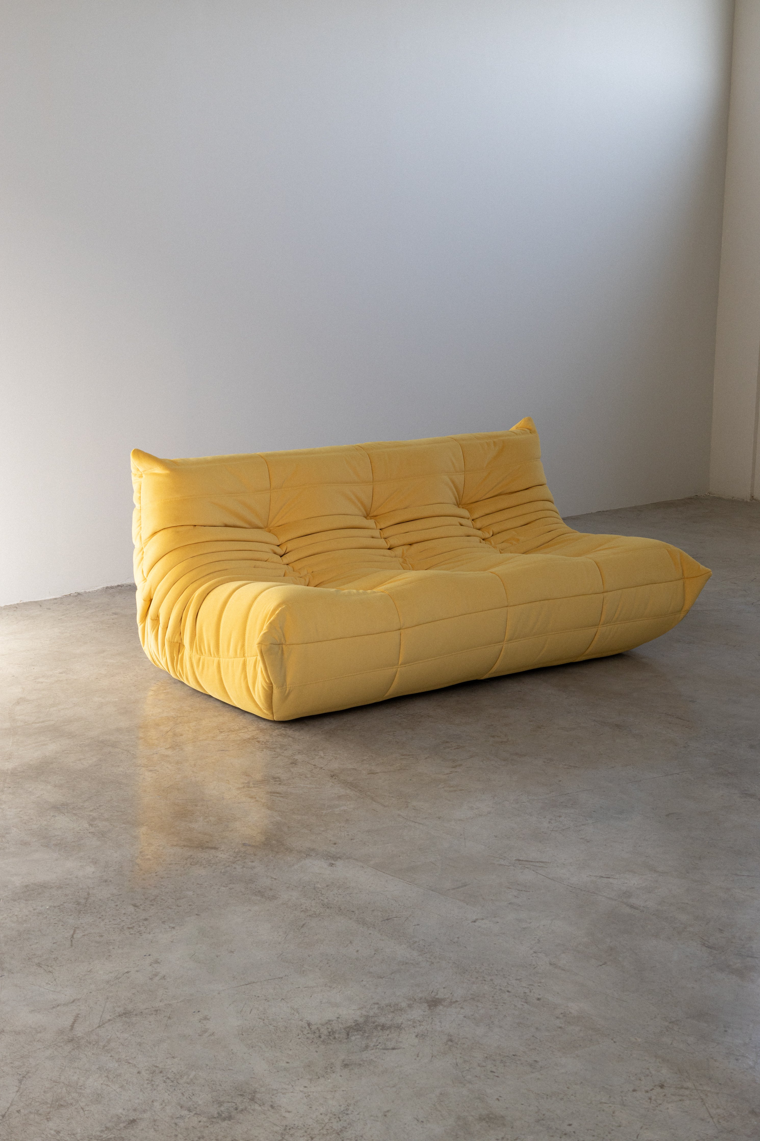 Togo Sofa Velvet Fabric 3 Seater UAE | Forma