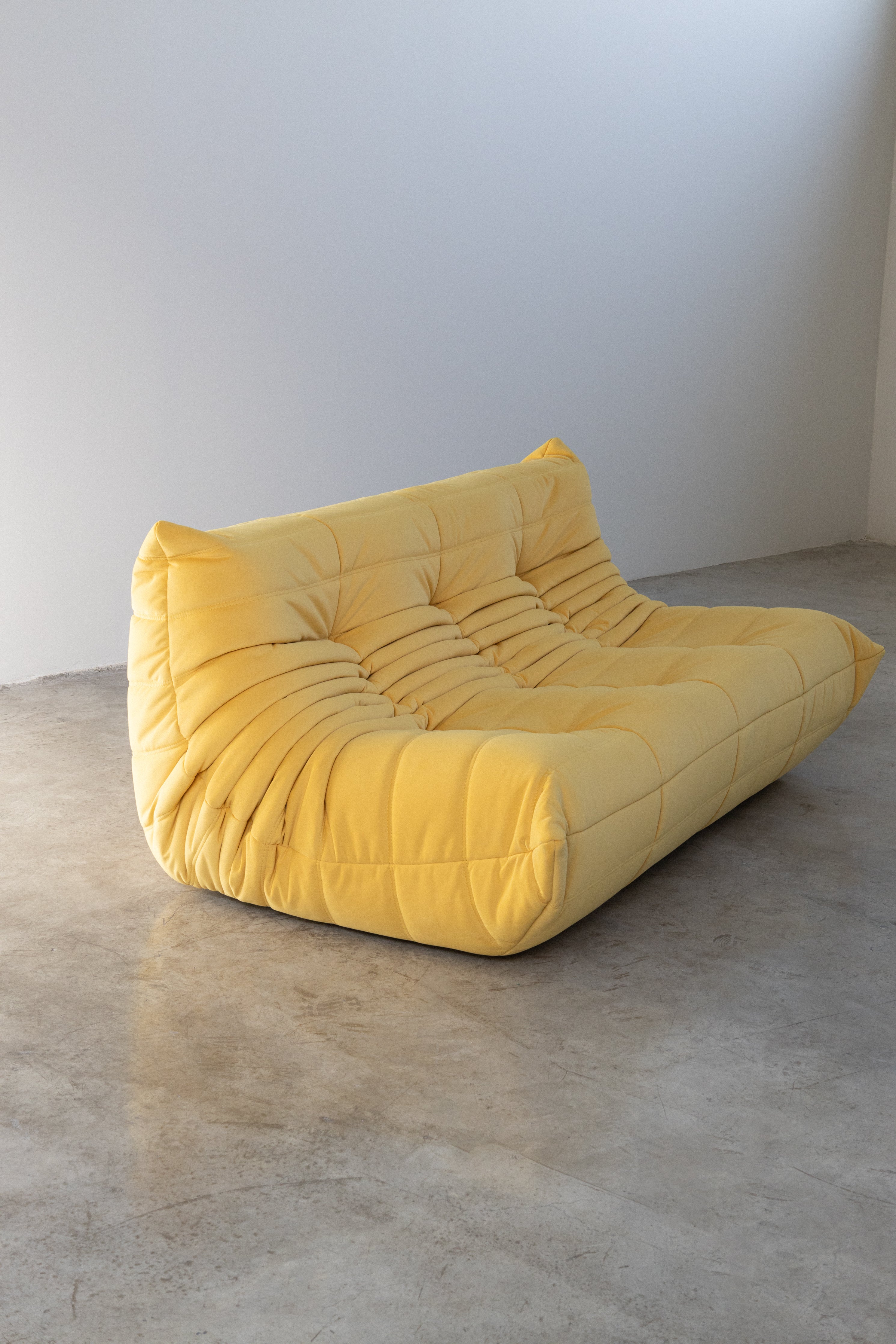 Togo Sofa Velvet Fabric 3 Seater UAE | Forma