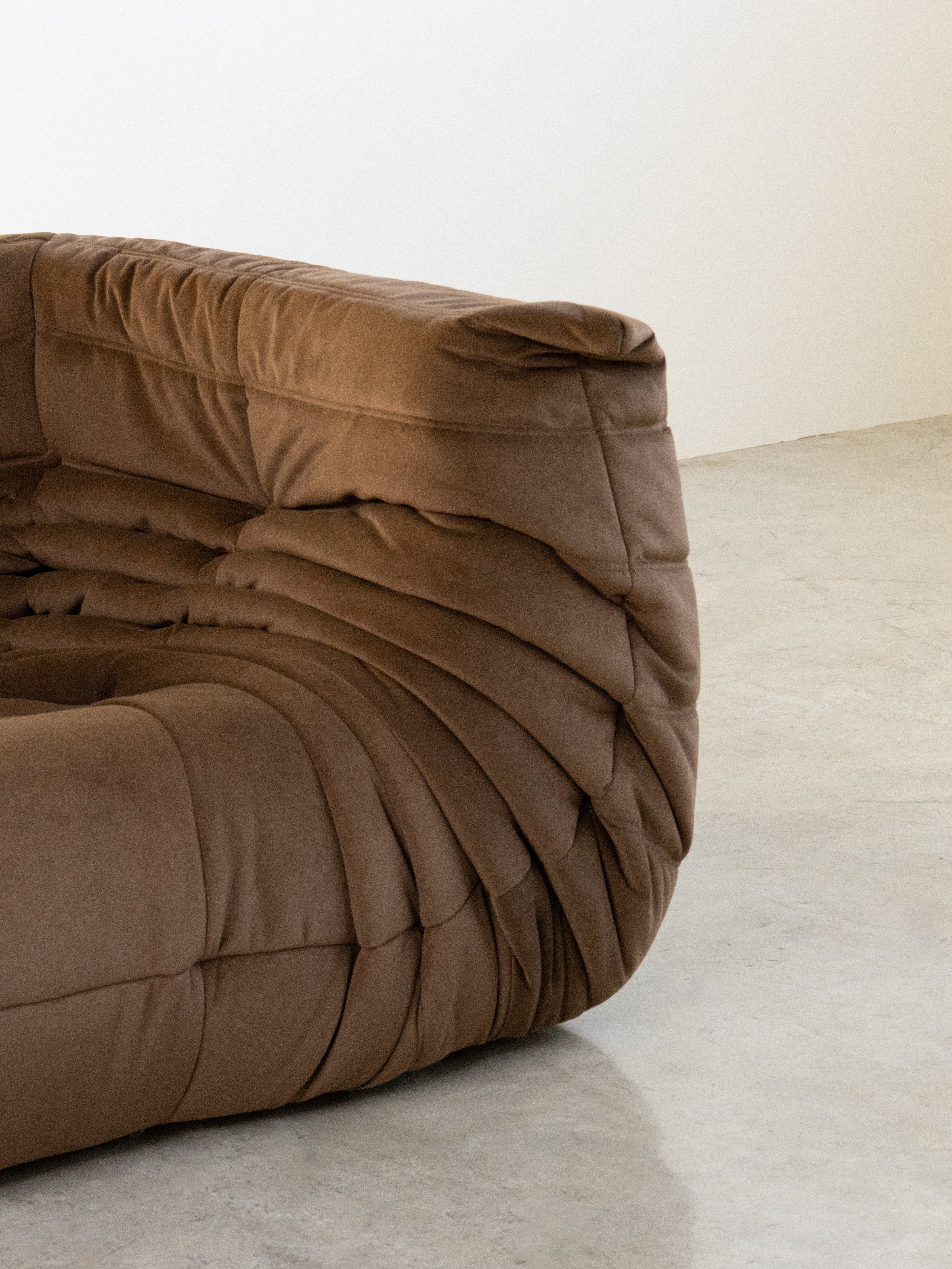 Togo Sofa Brown 2 Seater UAE | Forma