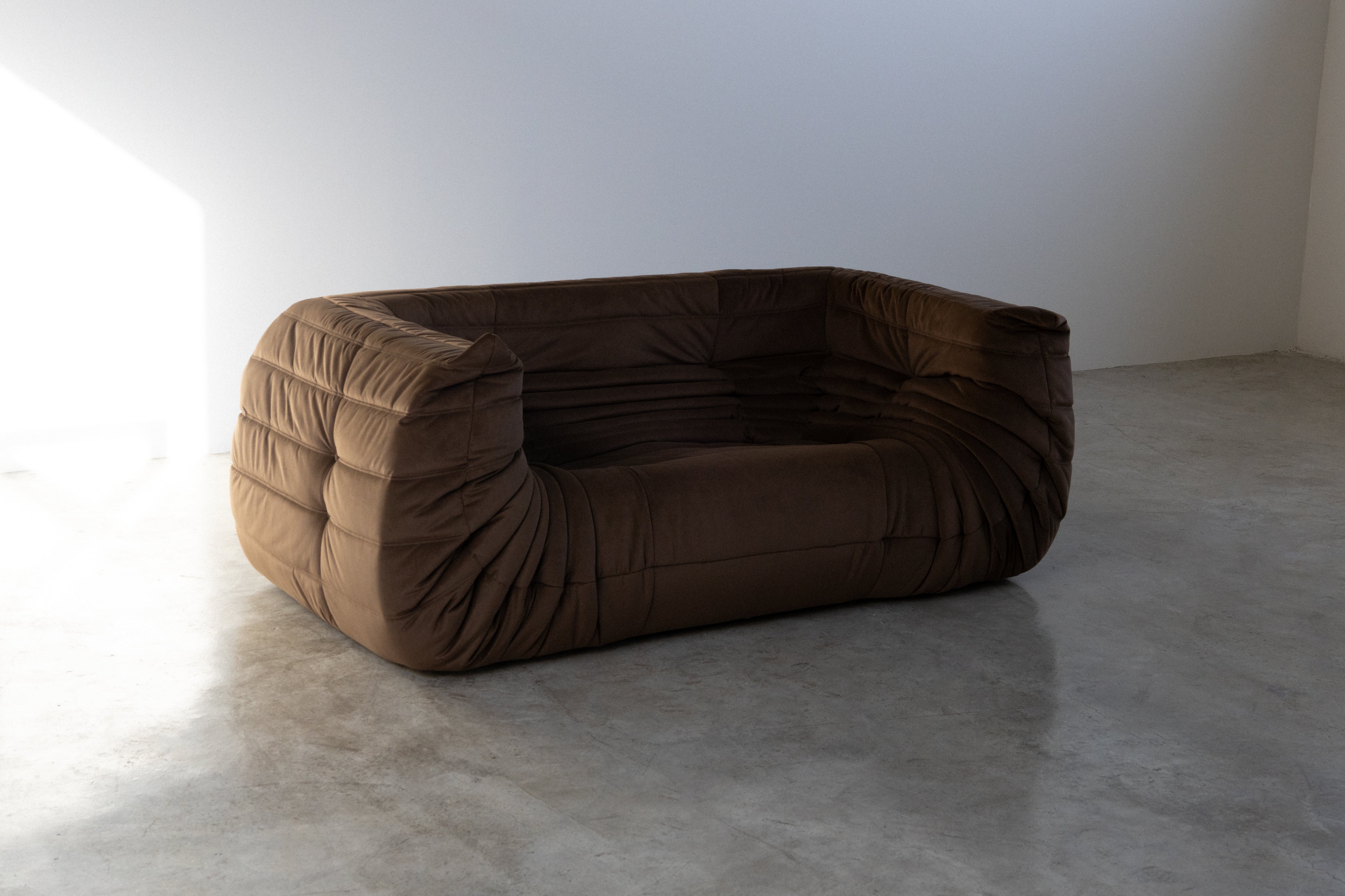 Togo Sofa Brown 2 Seater UAE | Forma