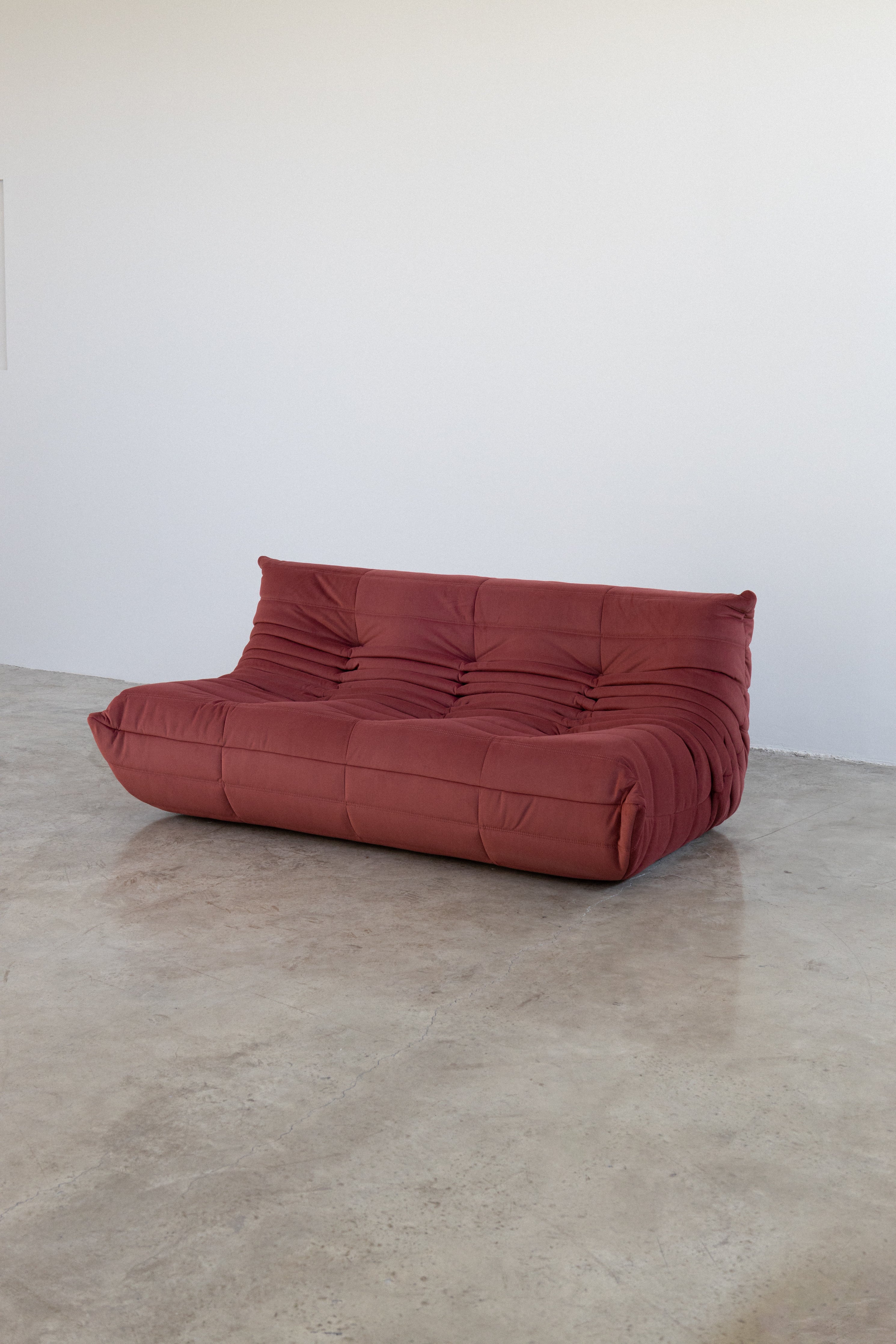 Togo Sofa Velvet Fabric 3 Seater UAE | Forma