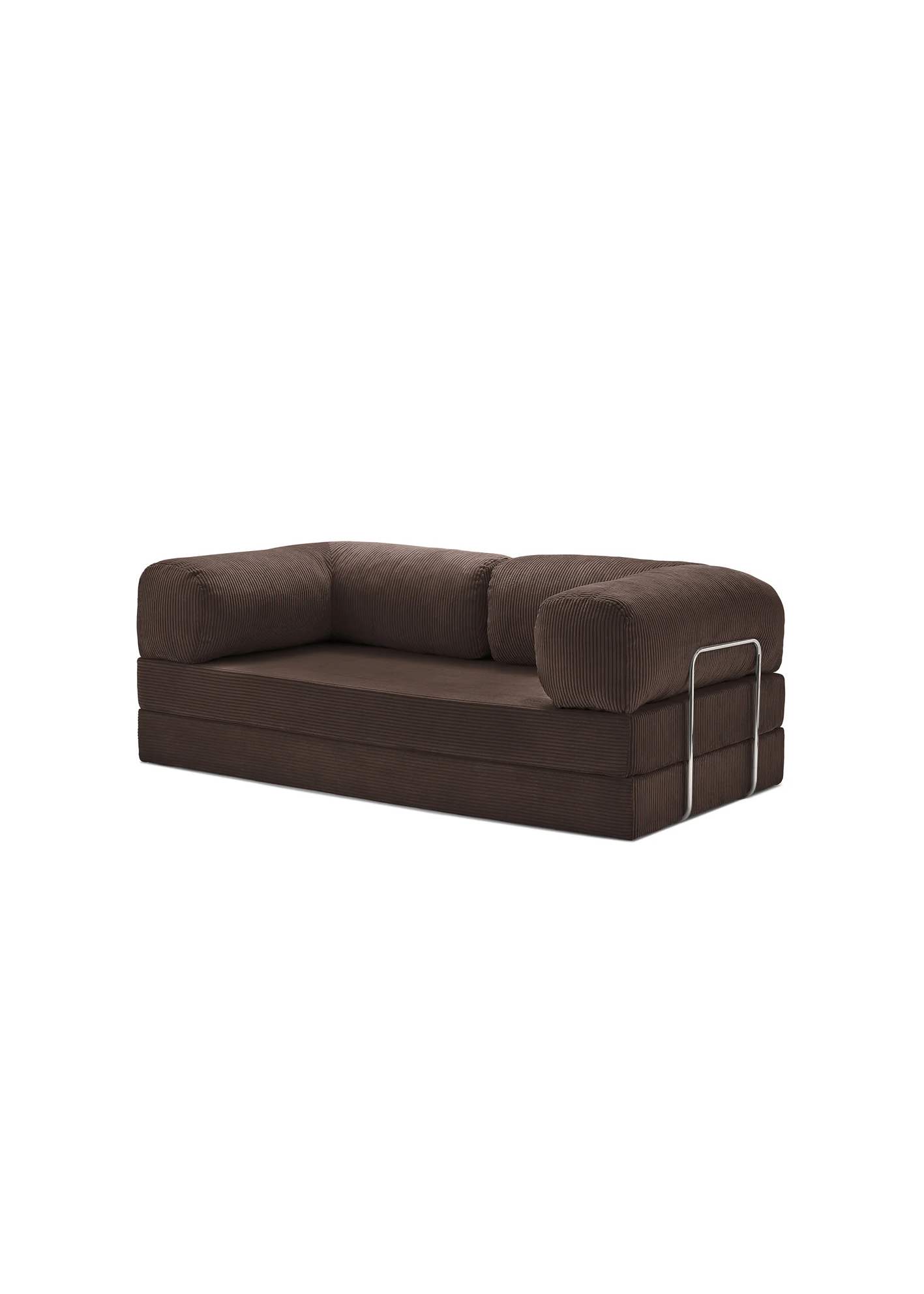 Brown teedy sofa on a white background