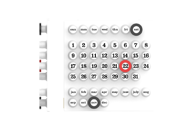 Italian Postmodern Calendar Designer Wall Calendar UAE | Forma