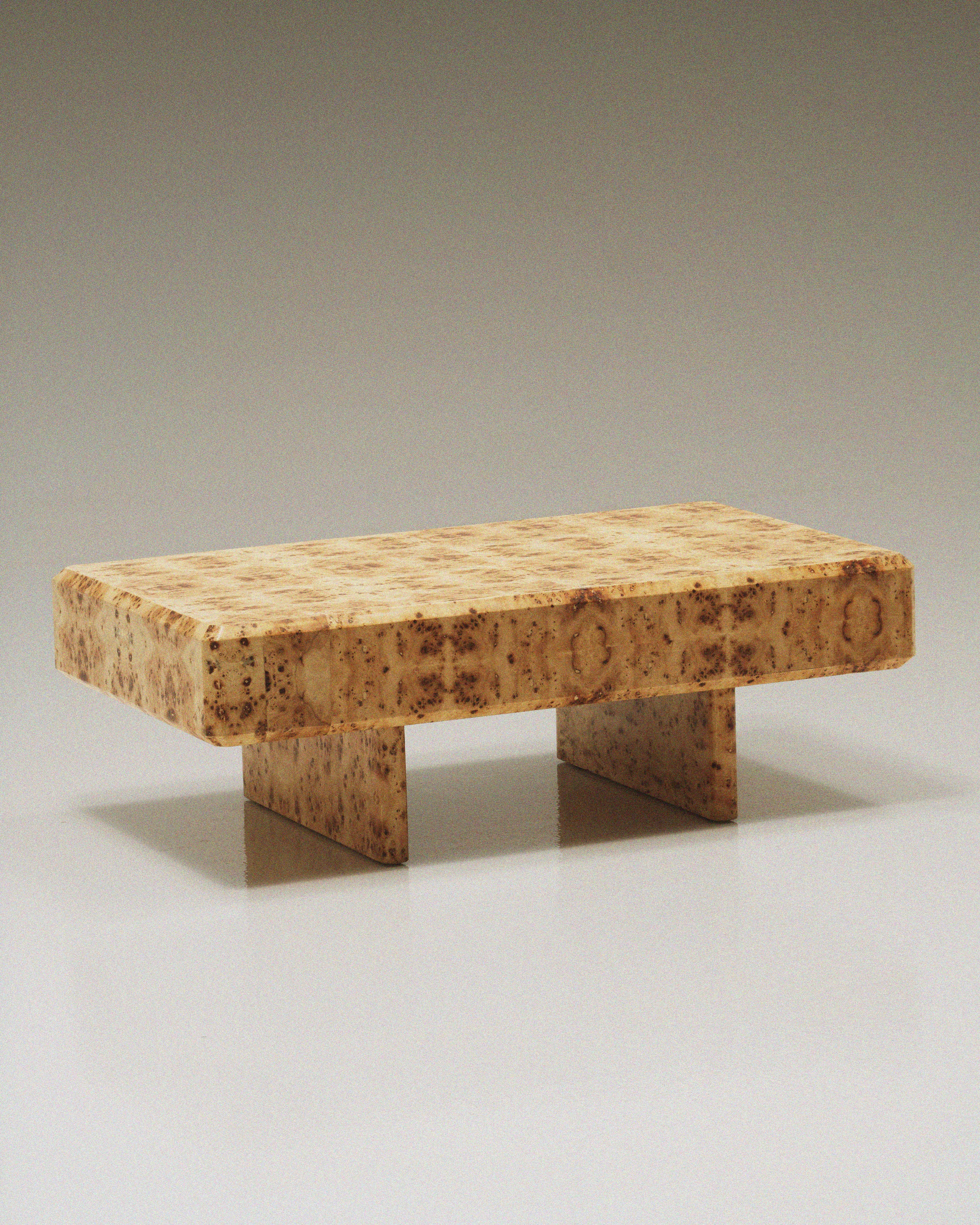 The Burl Wood Low Plinth Table-thumbmail-4