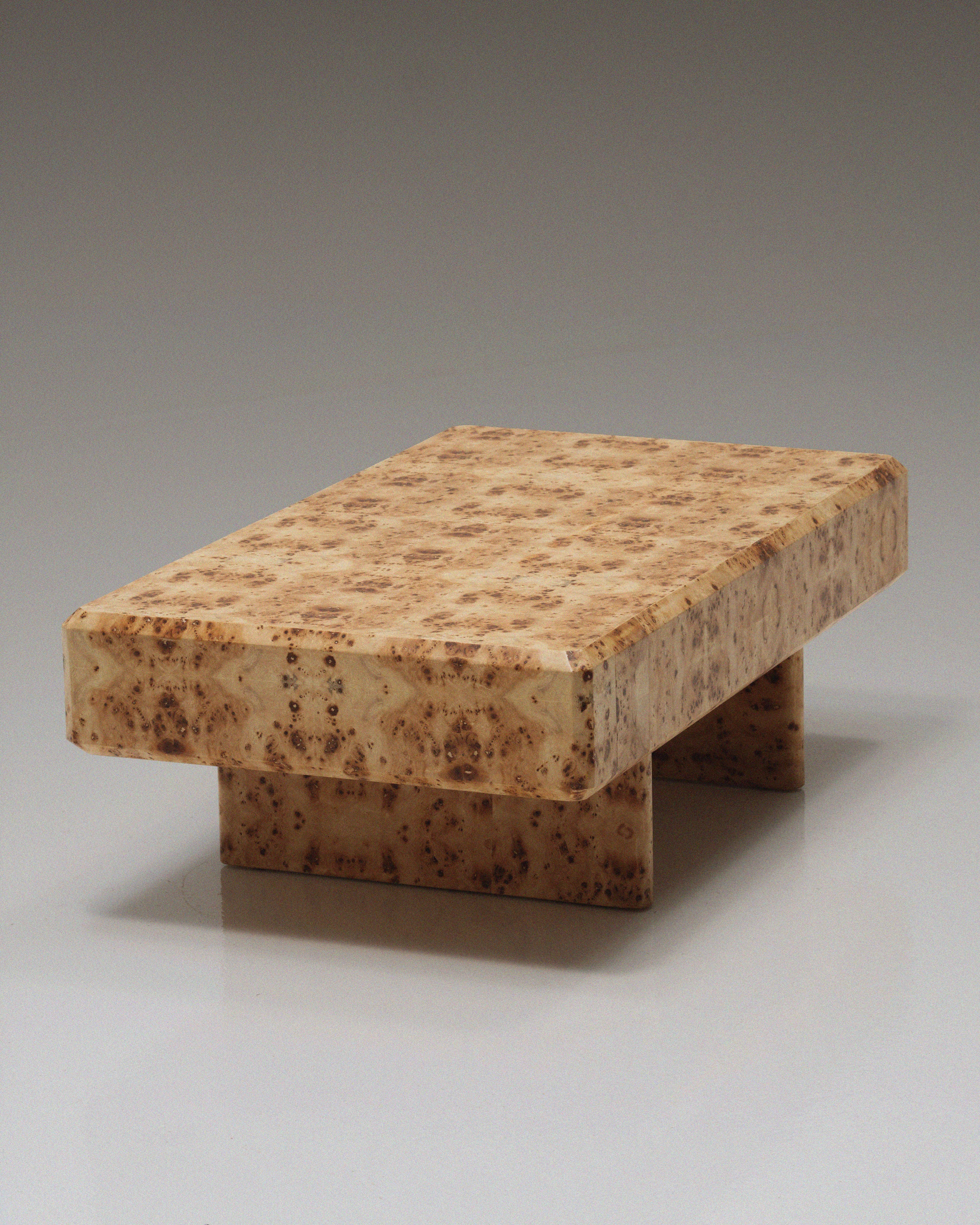 The Burl Wood Low Plinth Table-thumbmail-3