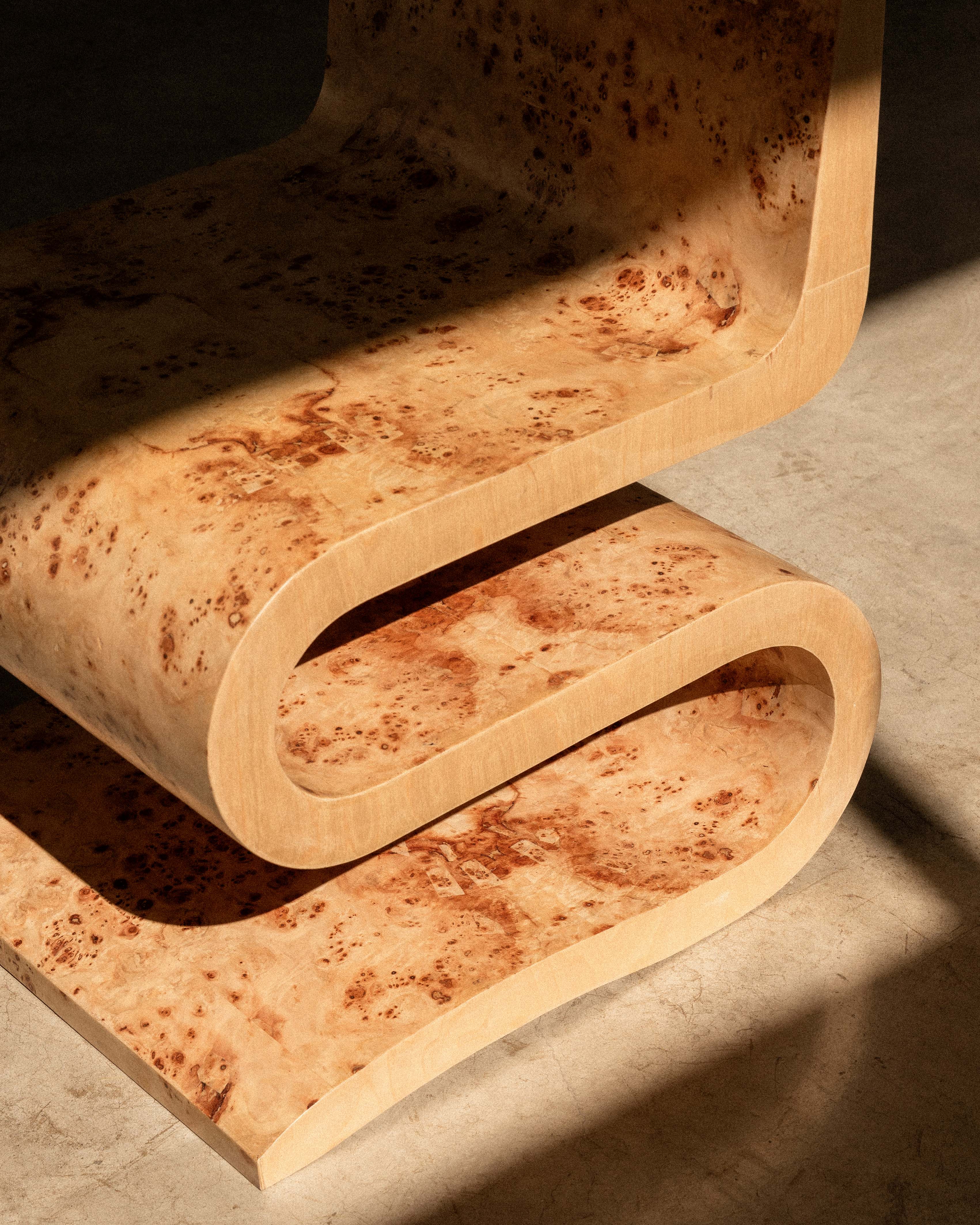 Designer Wiggle Side Chair for contemporary interiors in UAE