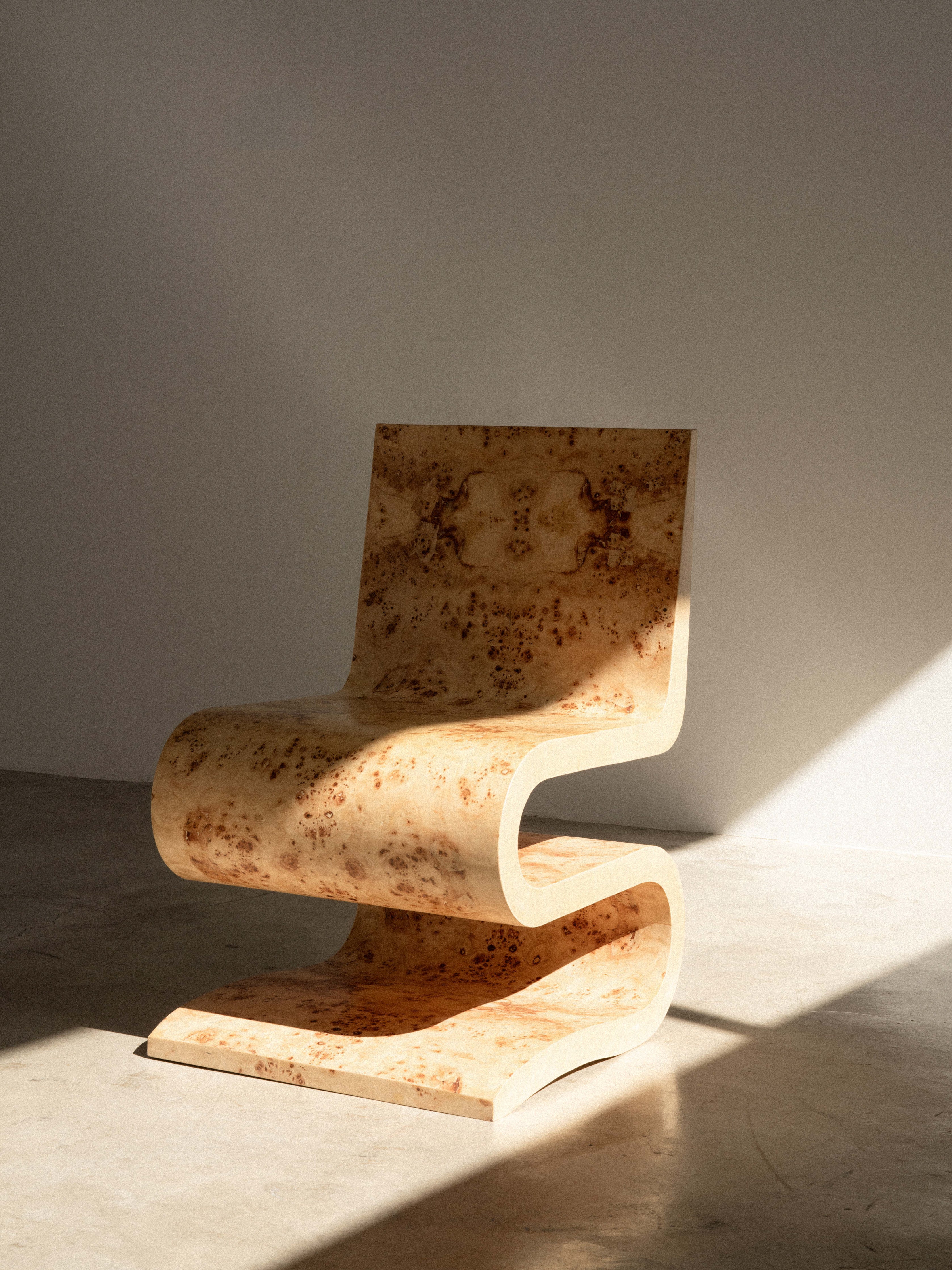 Designer Wiggle Side Chair for contemporary interiors in UAE