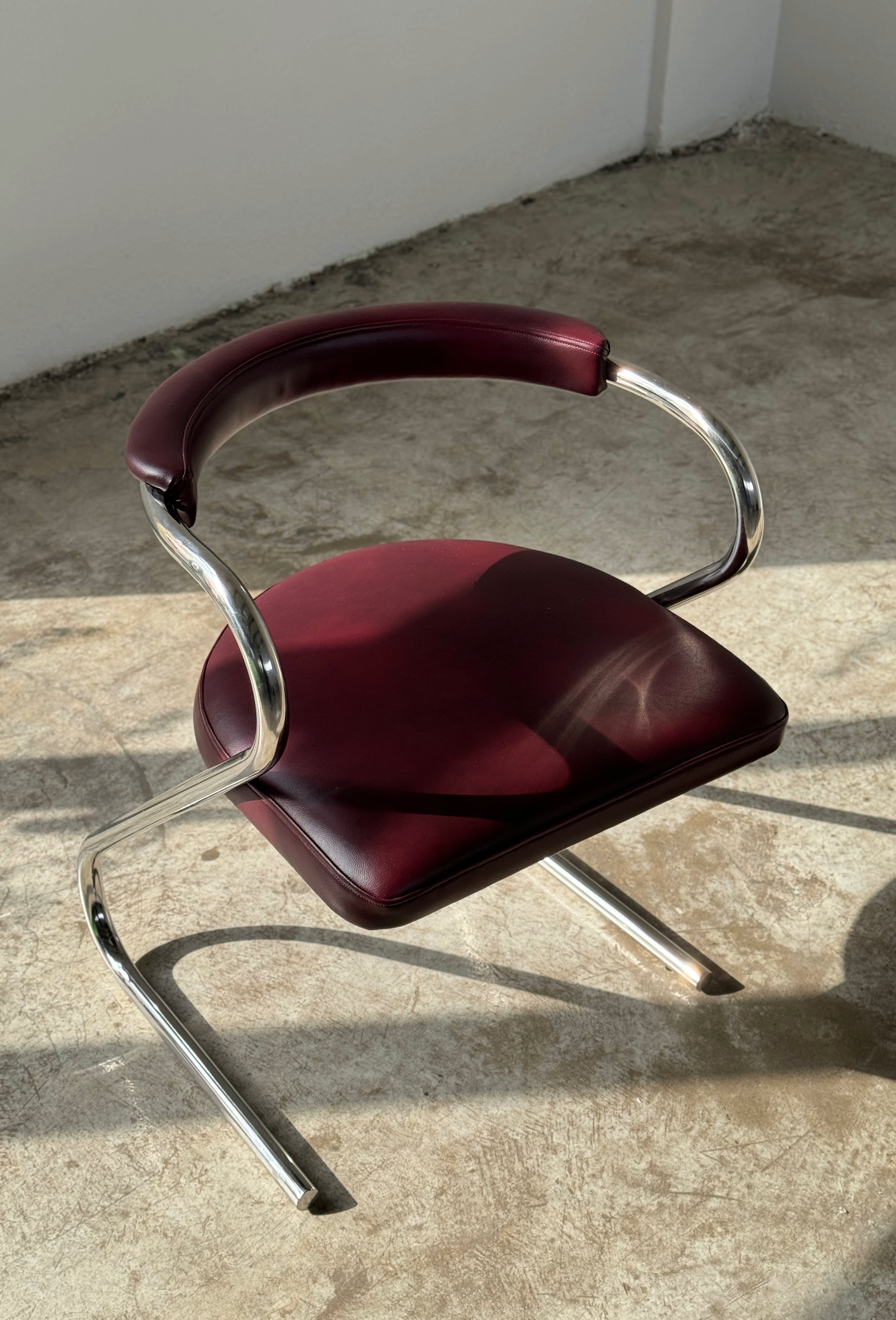 Chrome Z Modern Chrome Designer Chair UAE | Forma