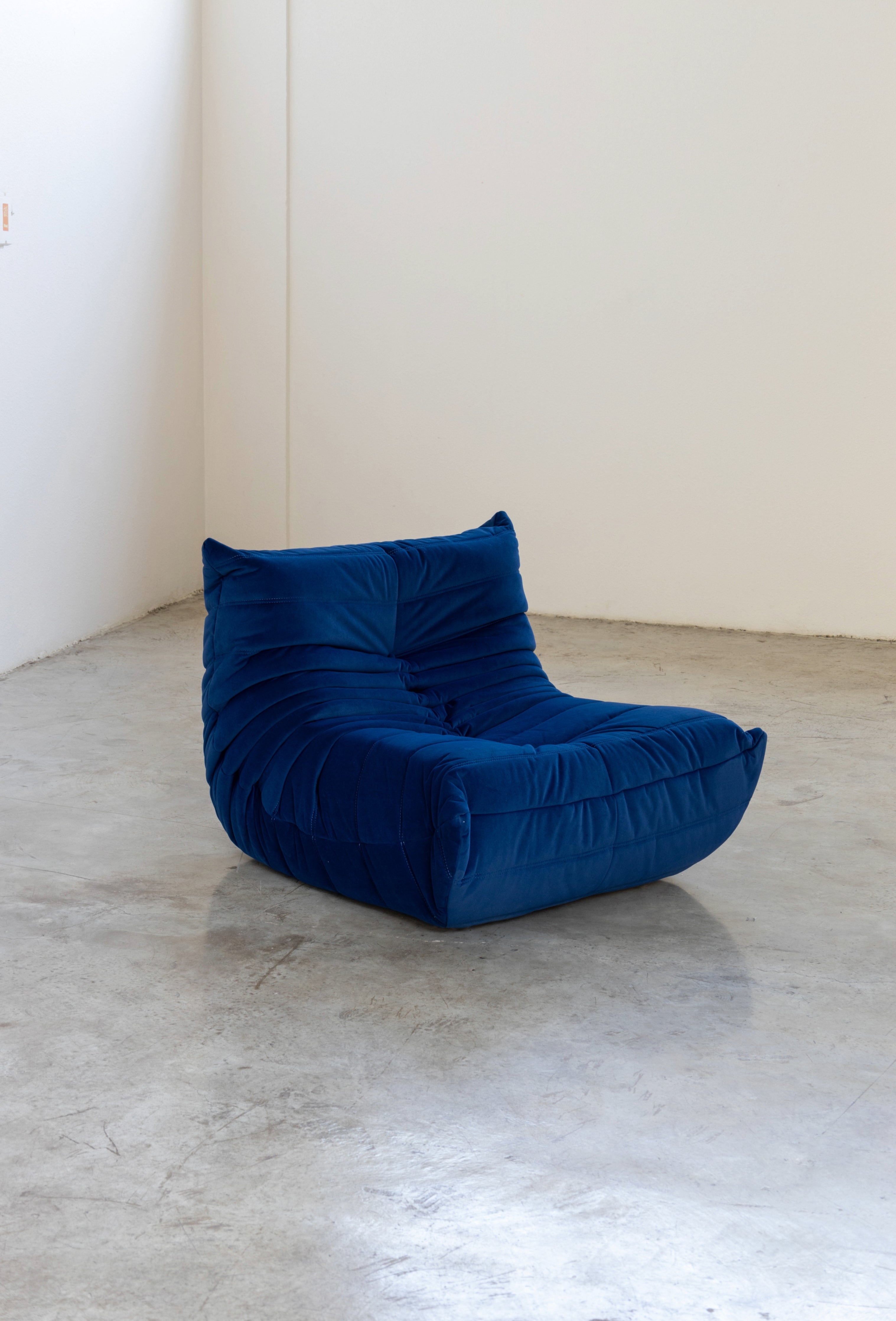 Togo Sofa Off White Velvet Fabric 1 Seater UAE | Forma