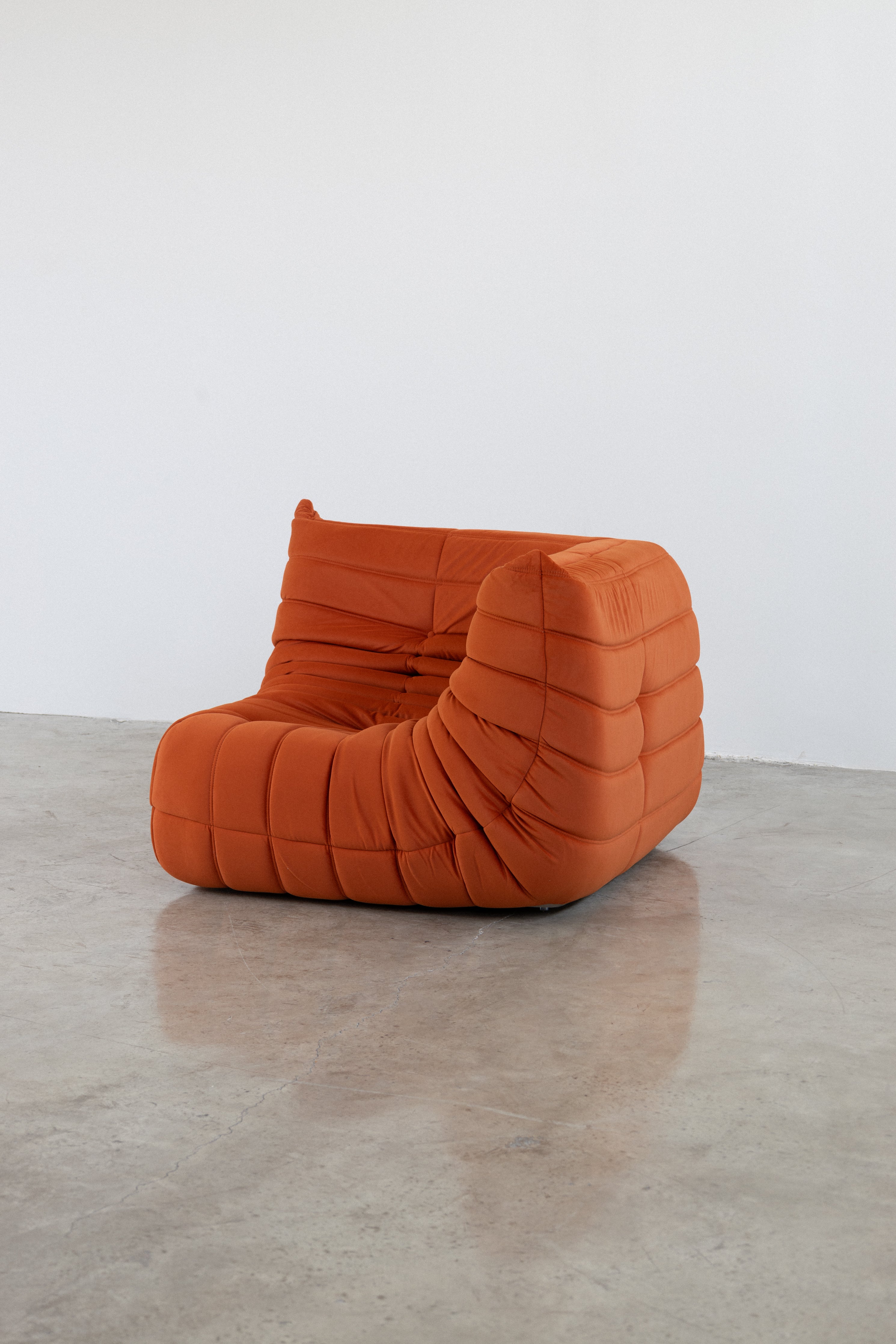 Togo Sofa Orange Velvet Corner UAE | Forma