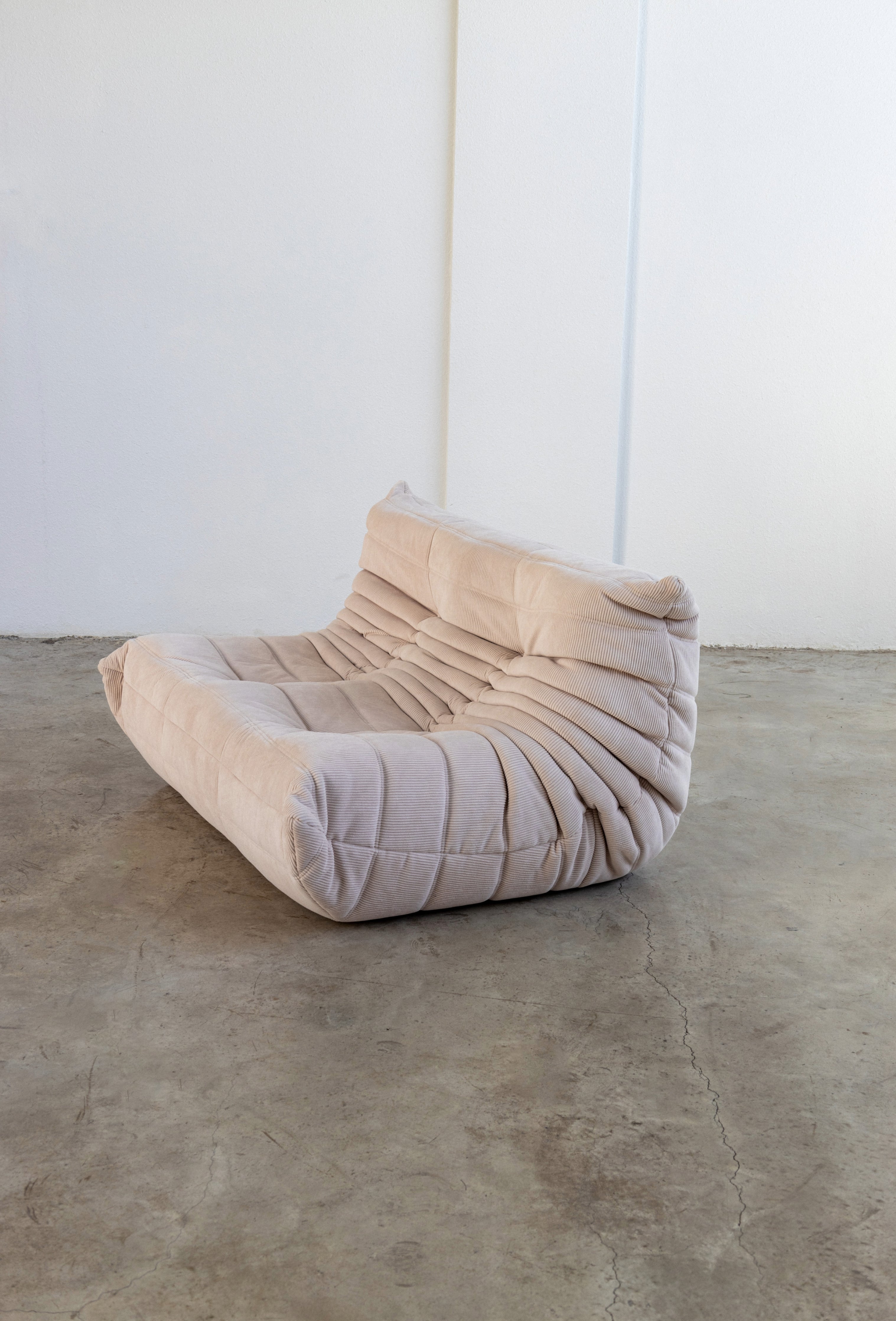 Togo Sofa Off White Corduroy 2 Seater UAE | Forma