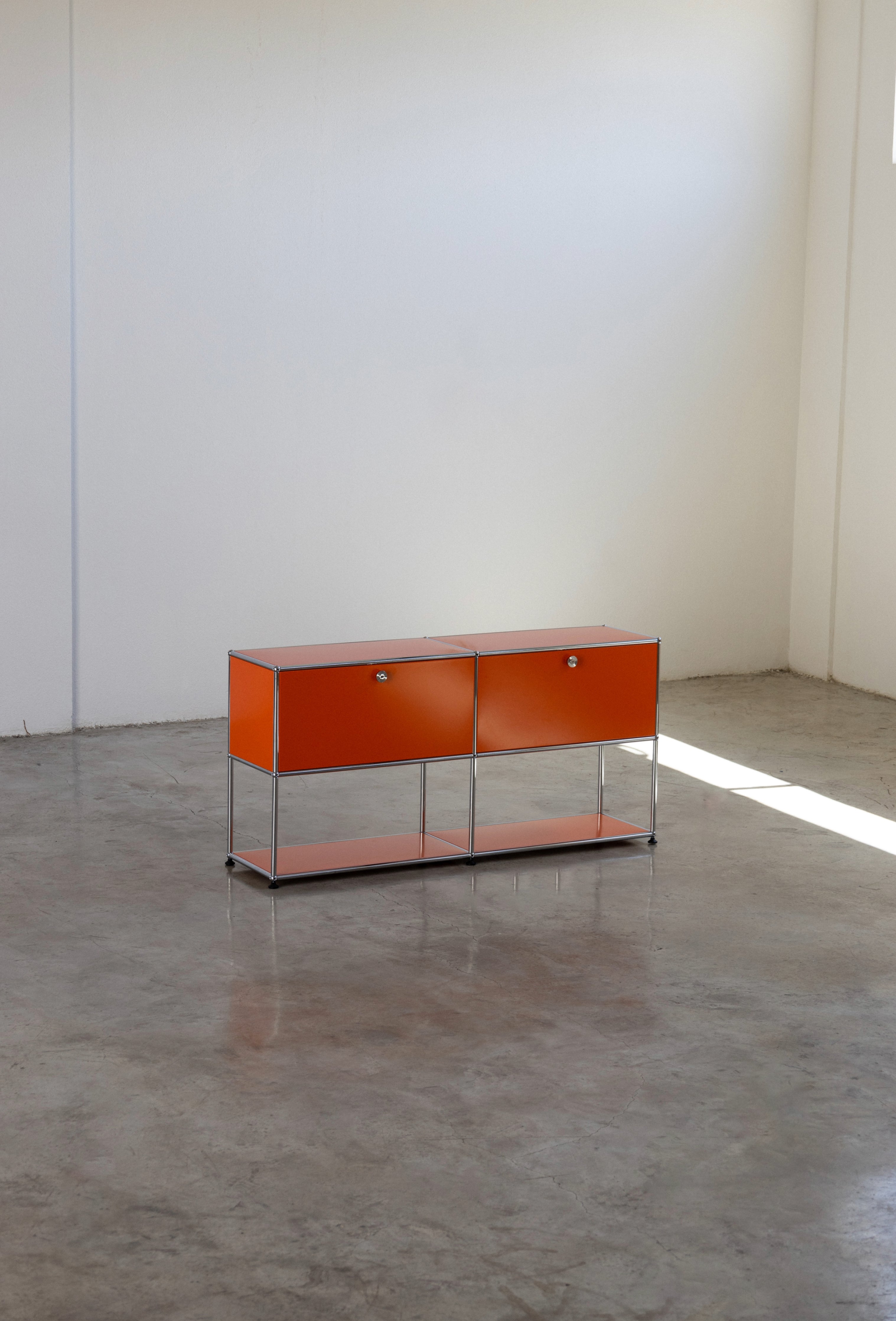 USM Haller 2 Sliding Doors Modern Modular Storage UAE | Forma