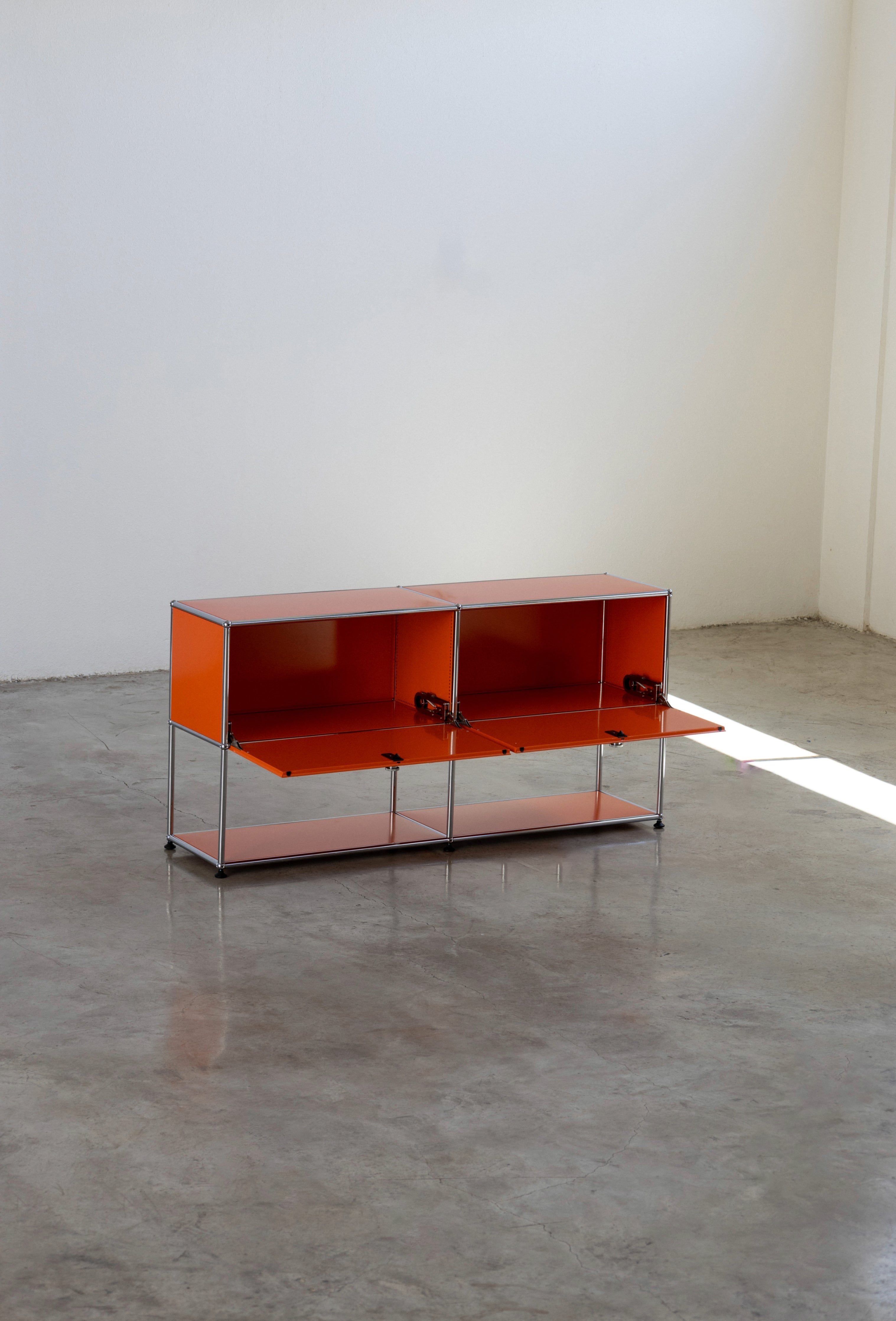 USM Haller 2 Sliding Doors Modern Modular Storage UAE | Forma