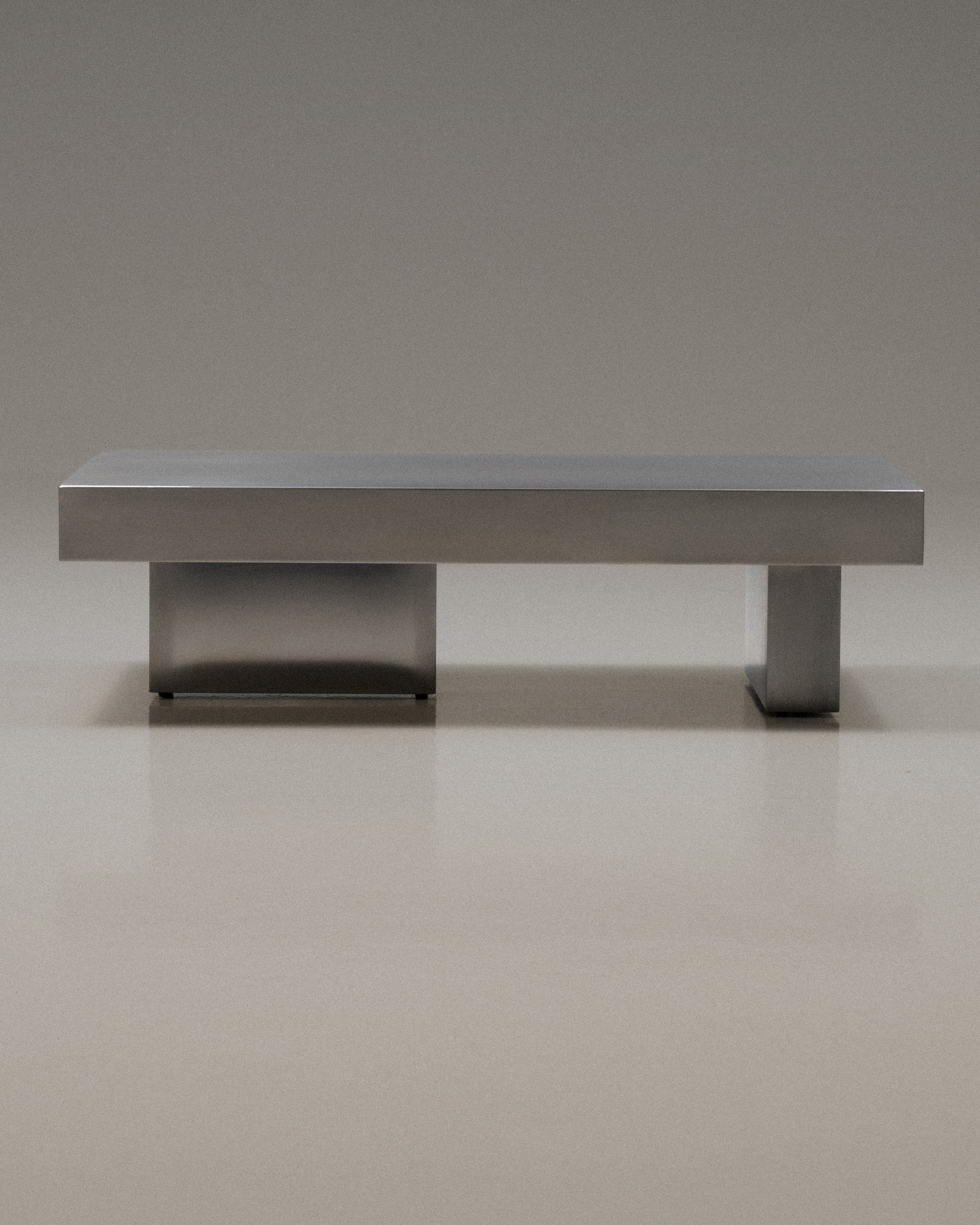 Slab Stainless Coffee Table
