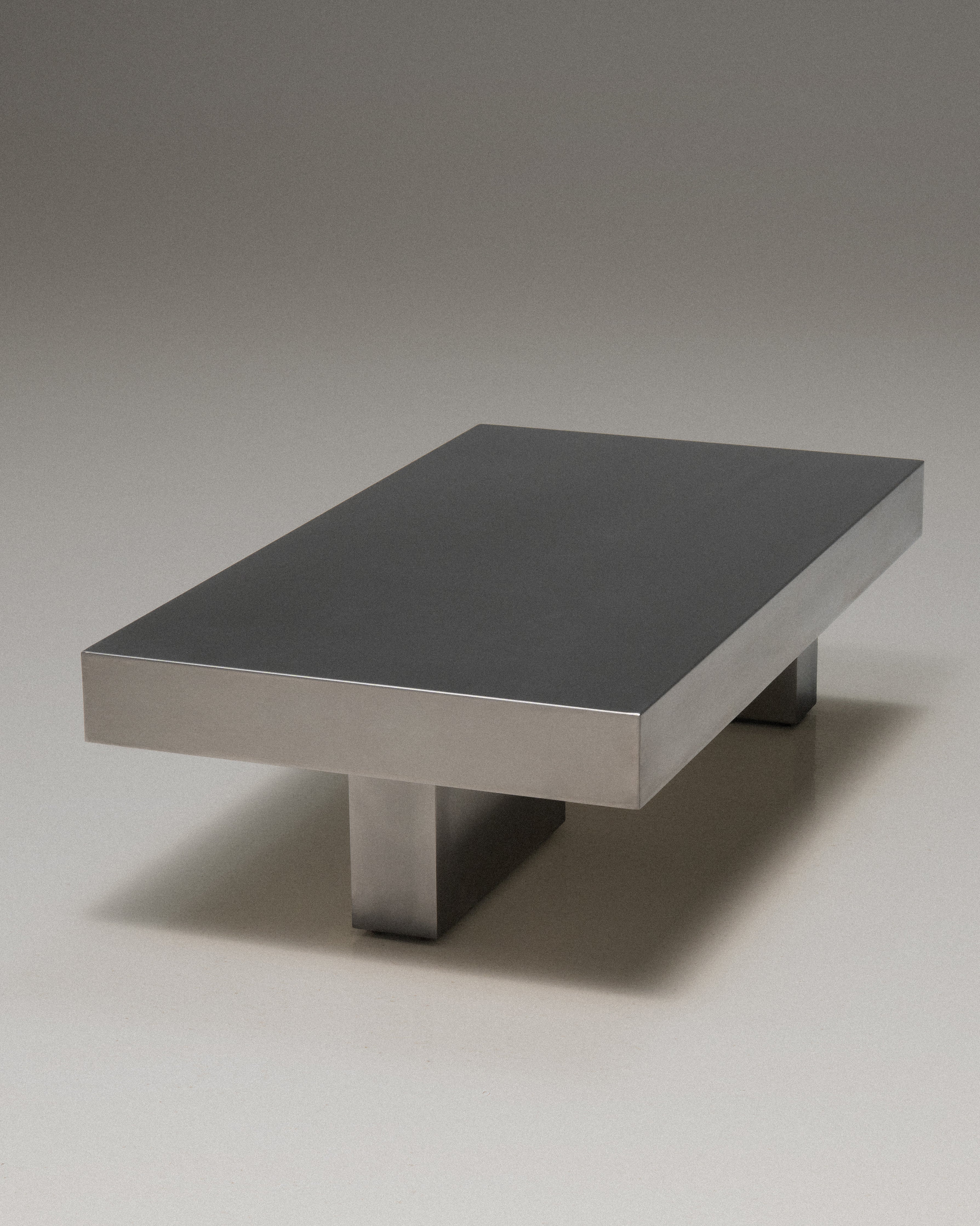 Slab Stainless Coffee Table