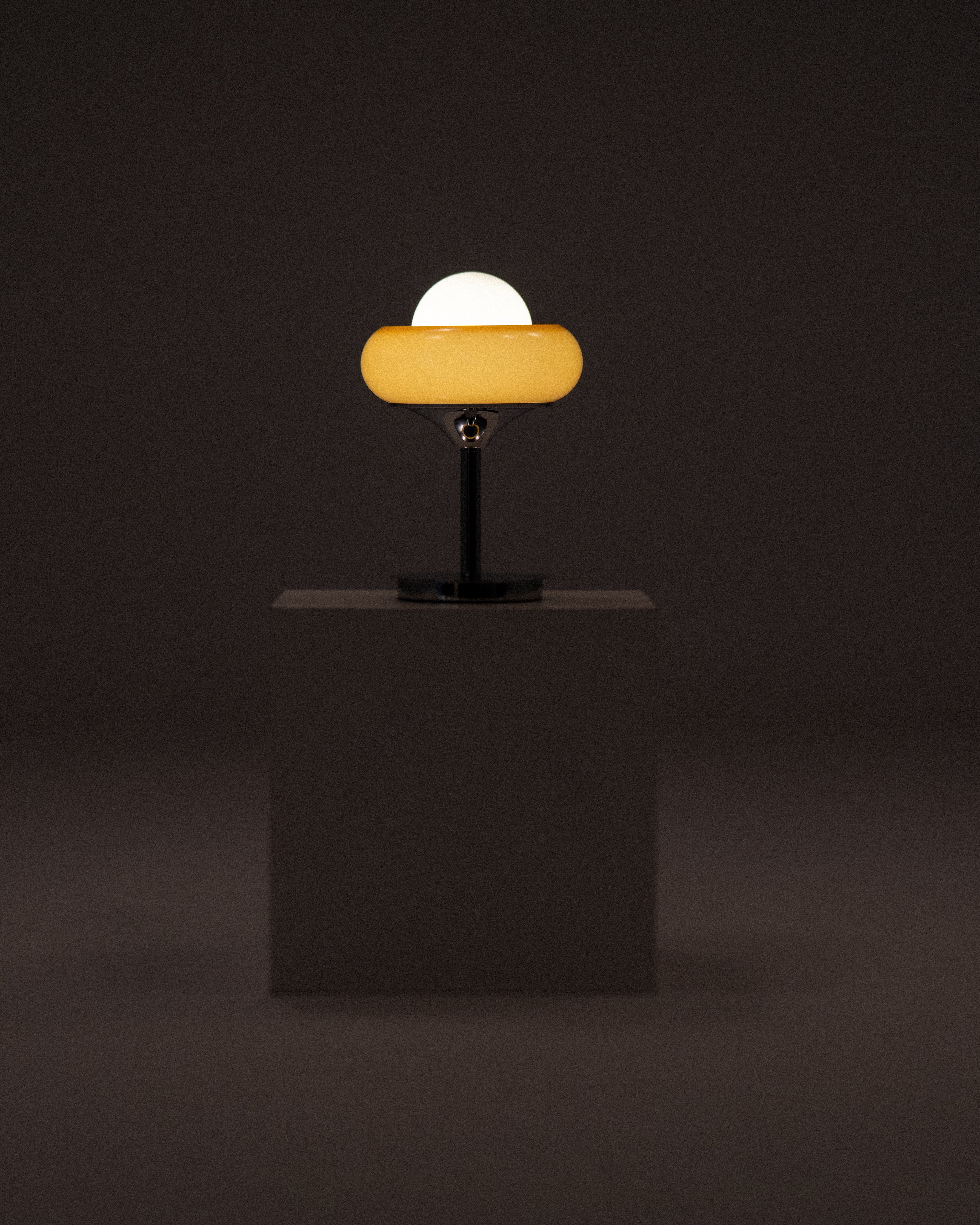 Vintage Glass Table Lamp