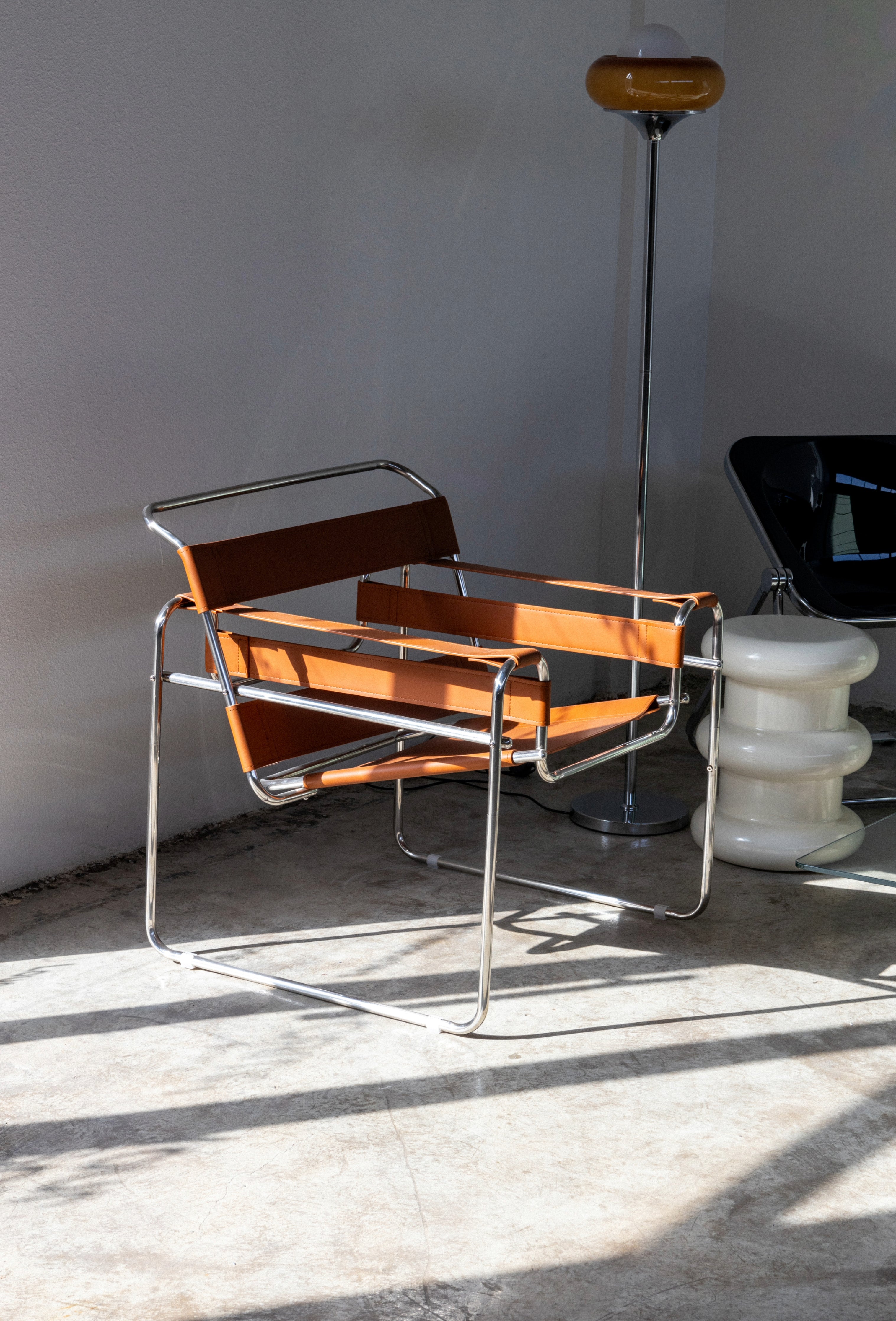 Wassily Chair Steel & Leather Iconic Design UAE | Forma