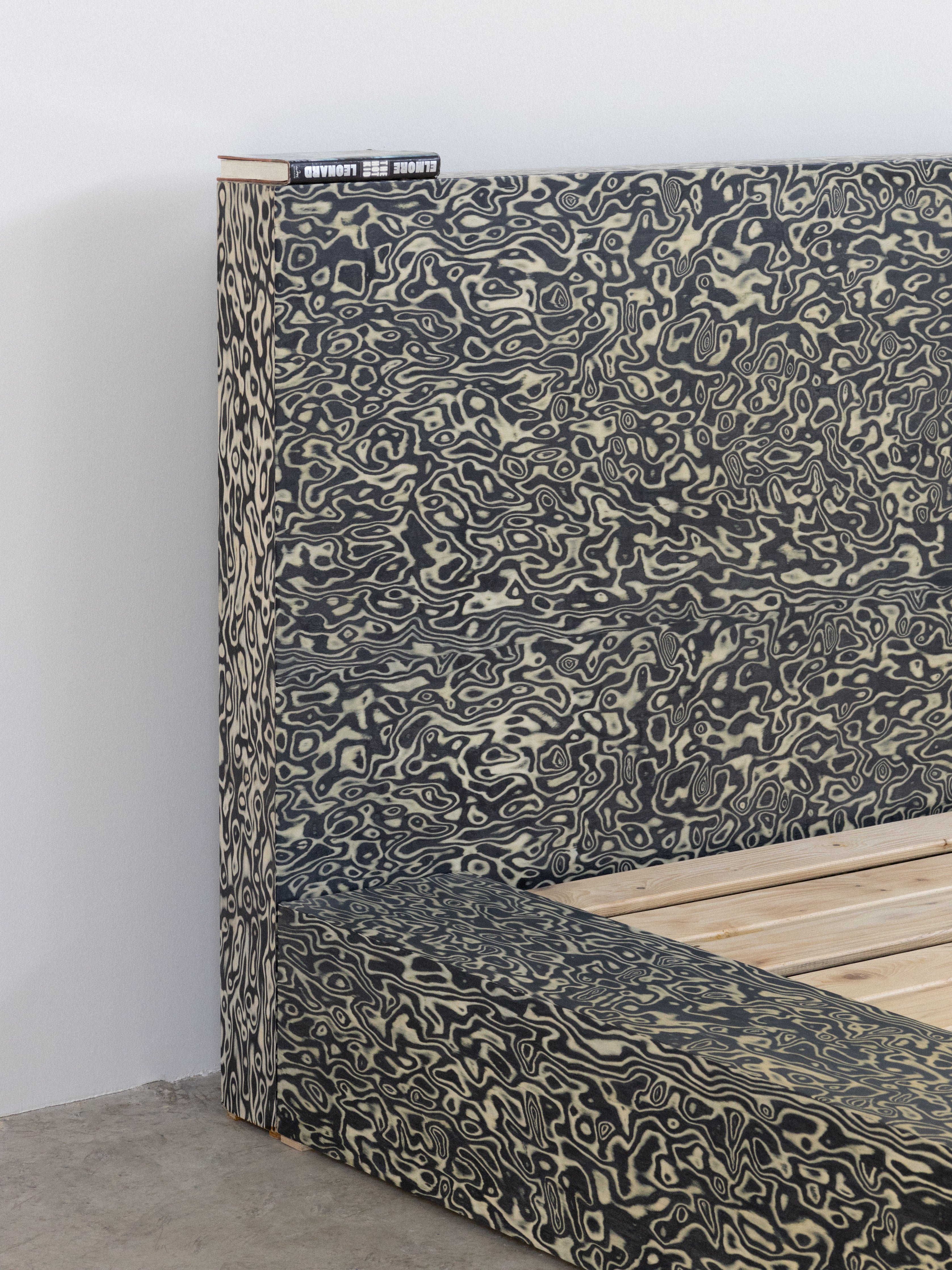 Veneer Wood Bed Modern Wooden Frame UAE | Forma