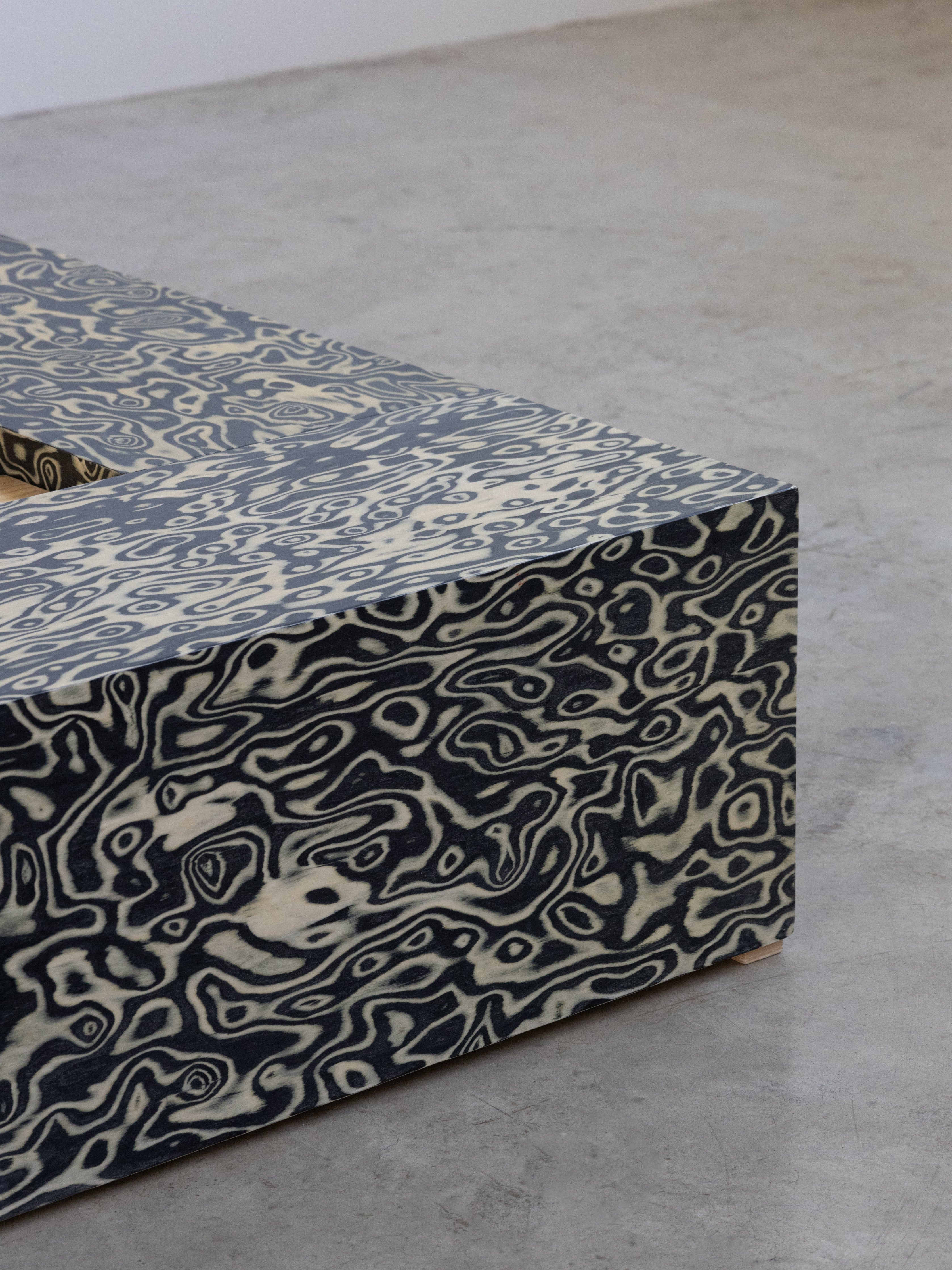 Veneer Wood Bed Modern Wooden Frame UAE | Forma