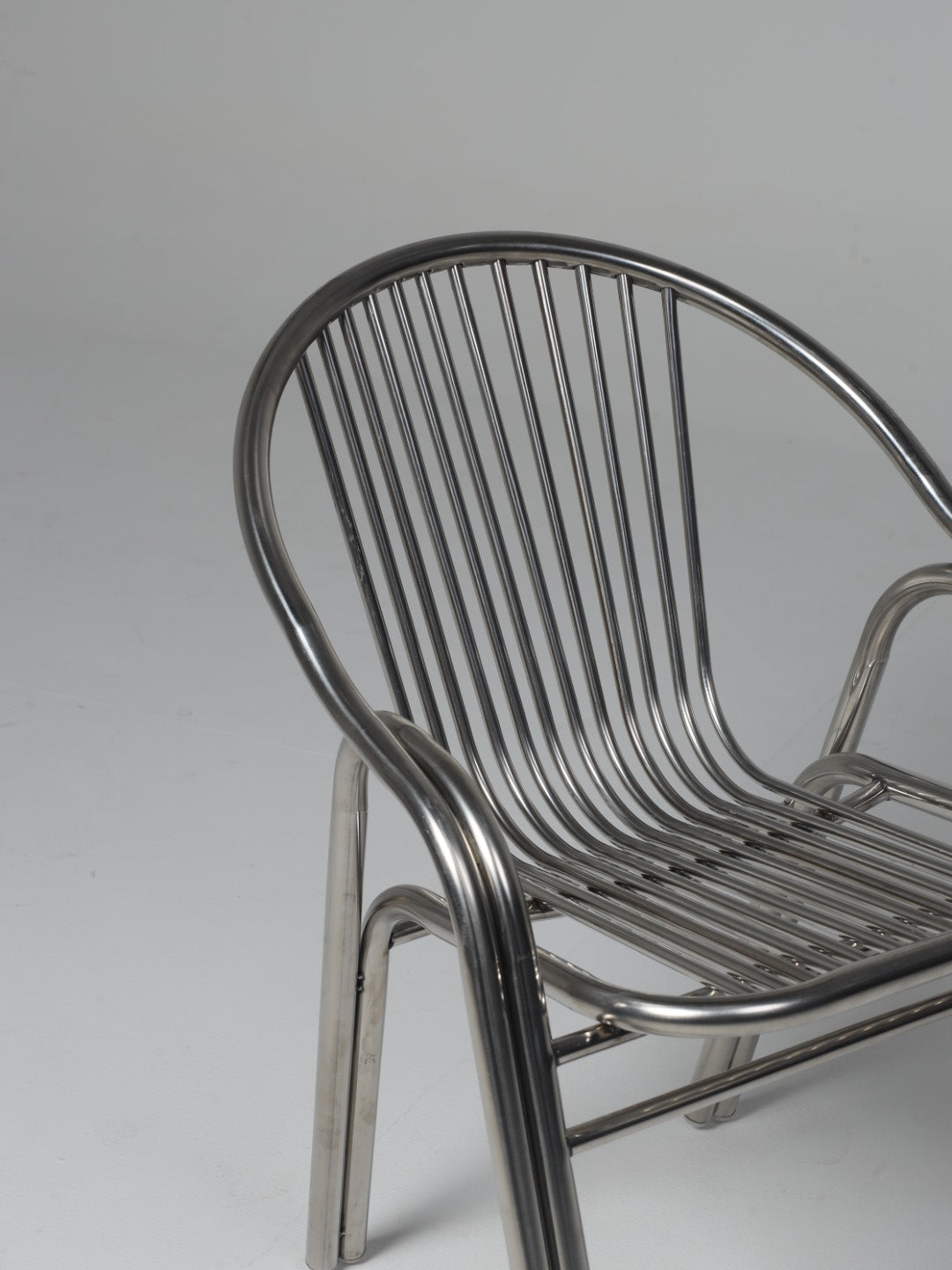 Stainless Steel Bistro Chair Stackable UAE | Forma