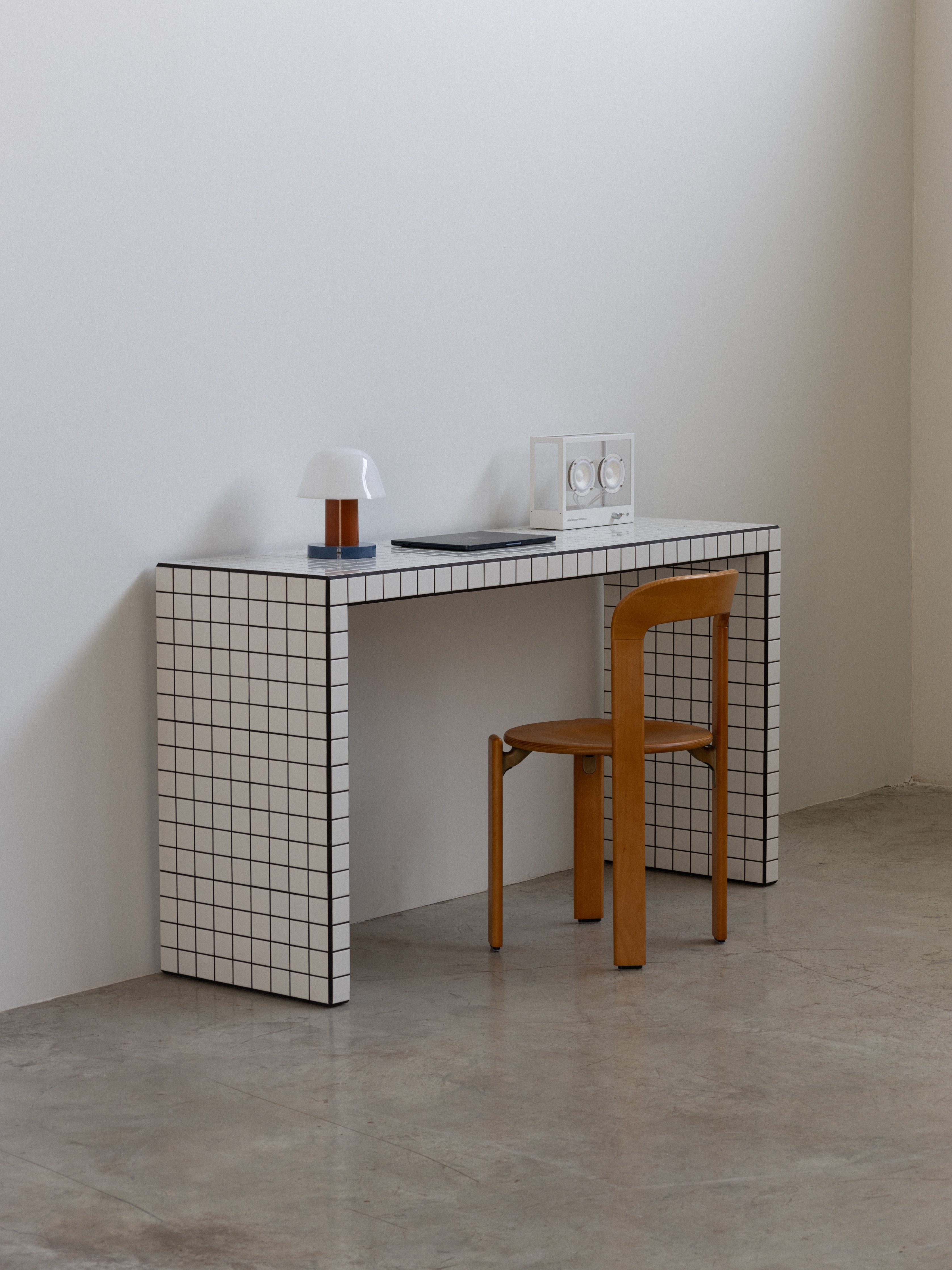 Tile Console Slim Modern Console Table UAE | Forma tiled table