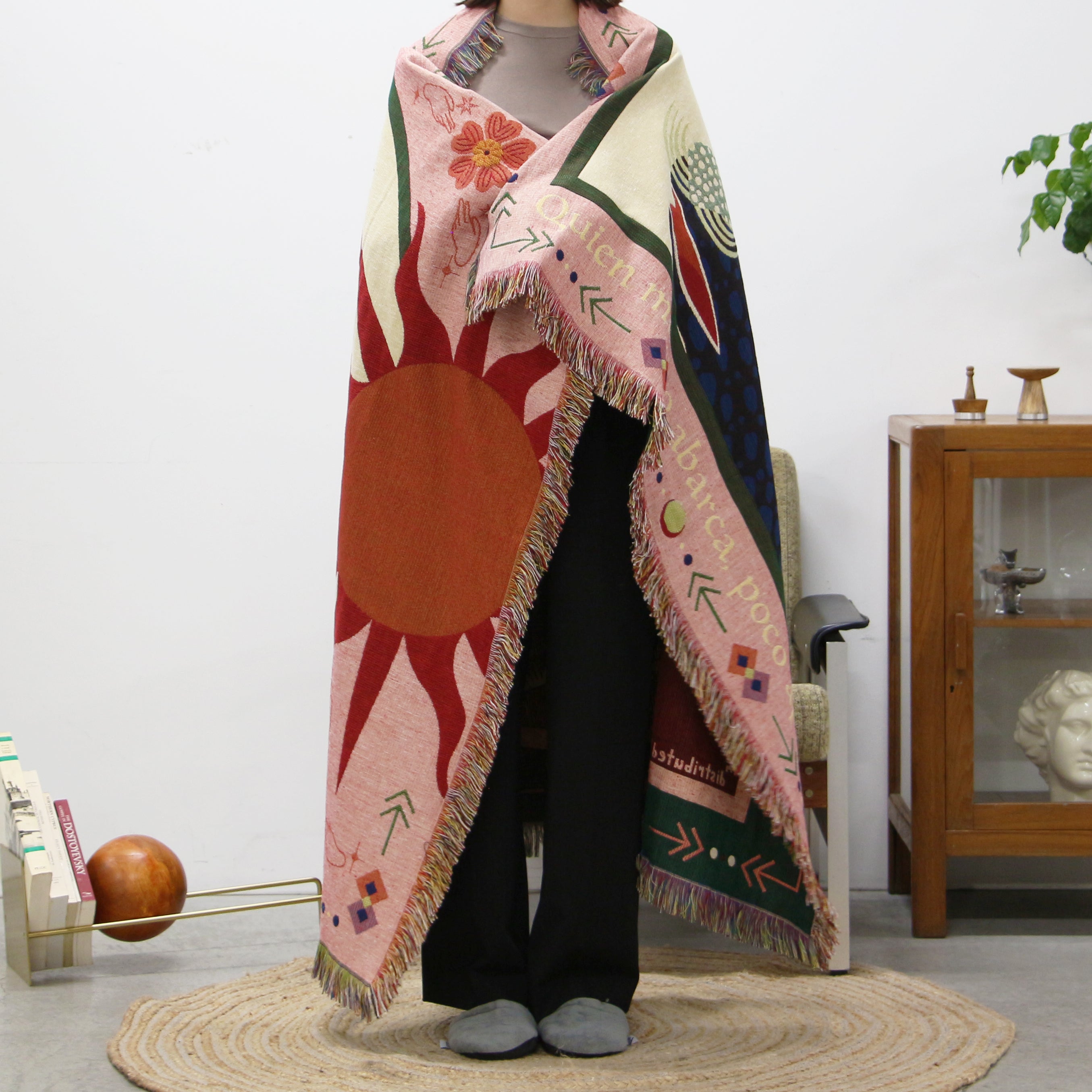 OAX Throwket Rabbit Soft Cozy Blanket Design UAE | Forma