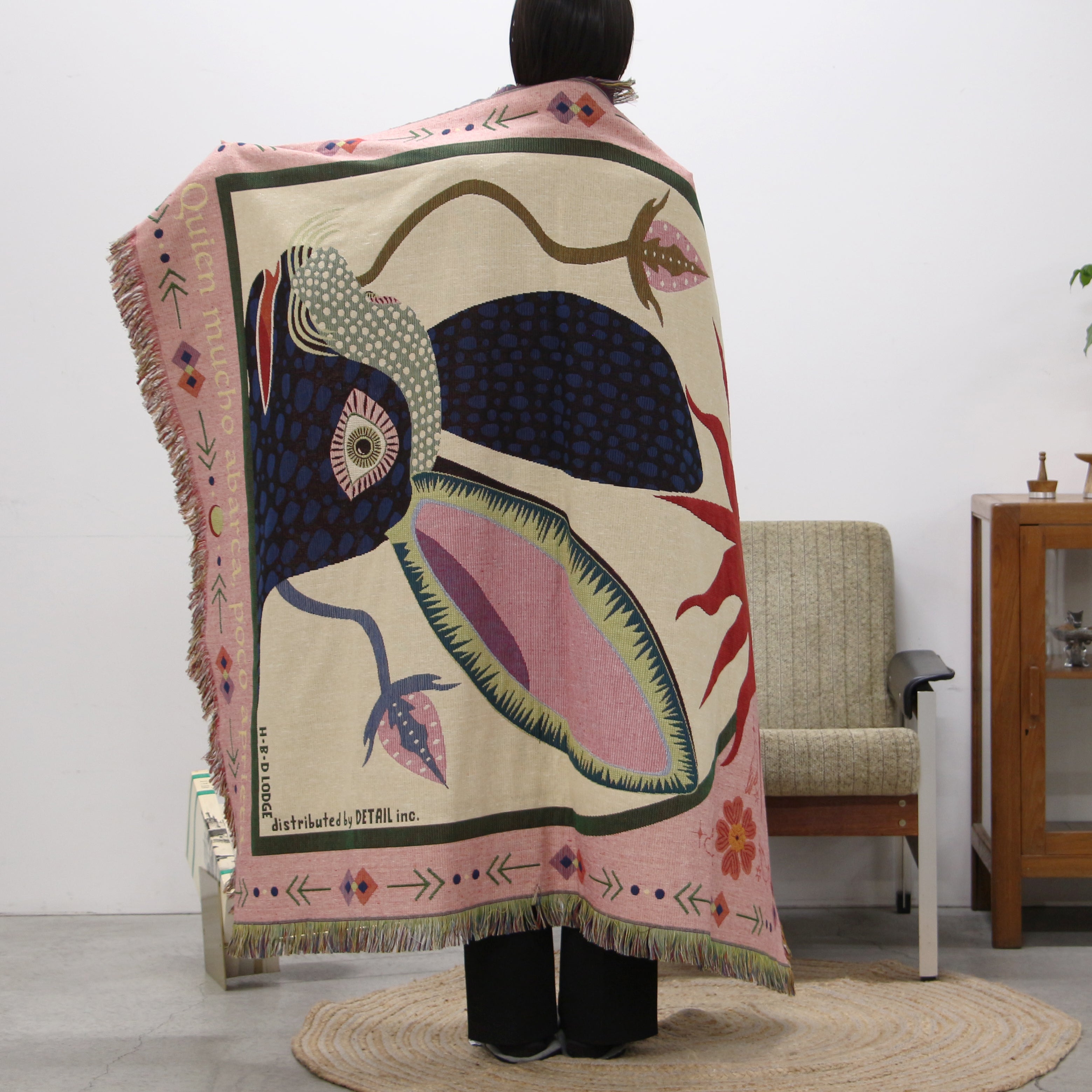 OAX Throwket Rabbit Soft Cozy Blanket Design UAE | Forma