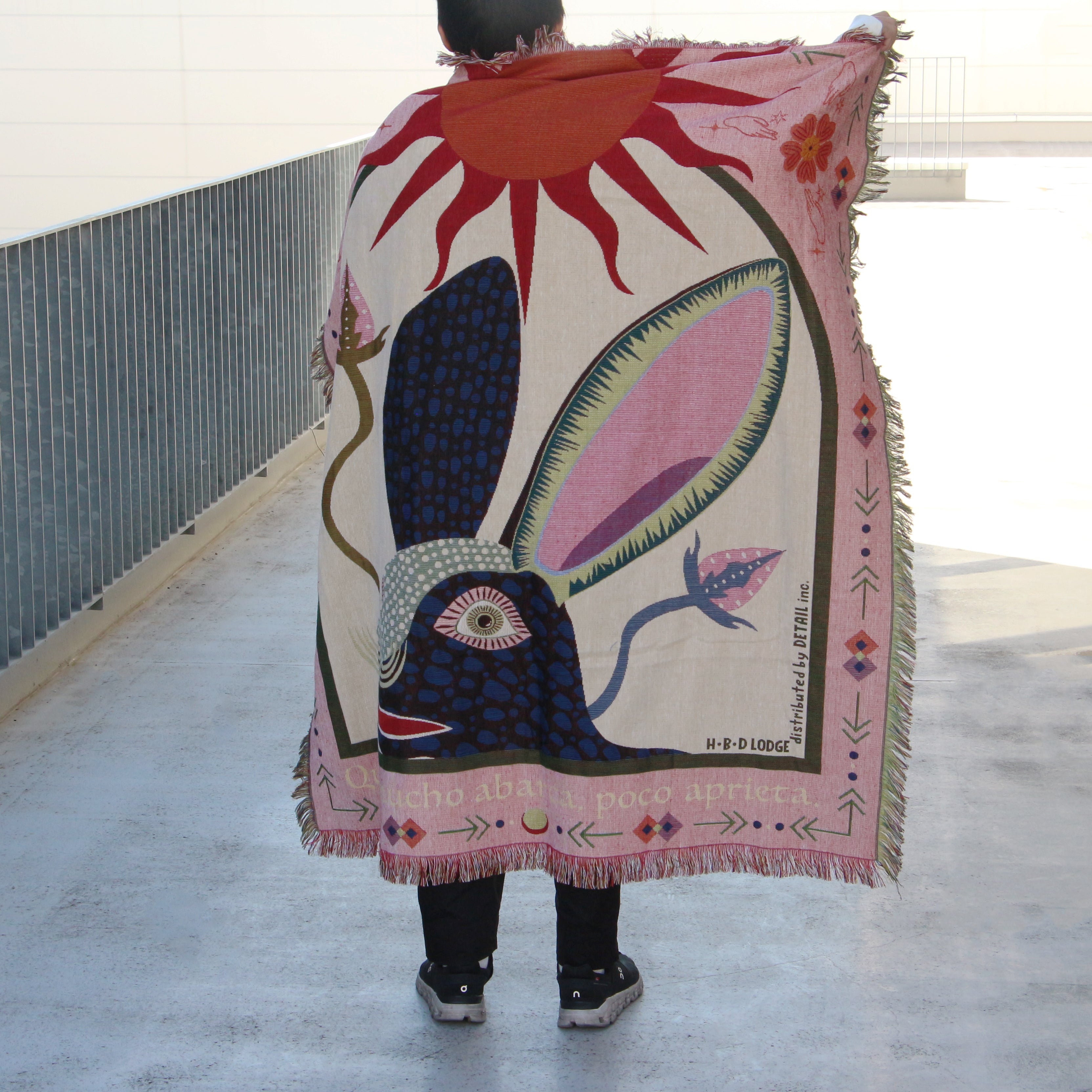 OAX Throwket Rabbit Soft Cozy Blanket Design UAE | Forma