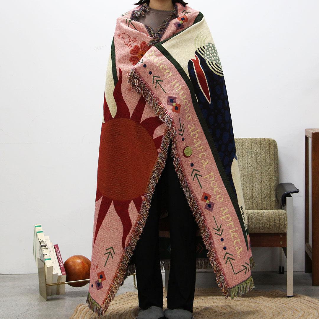 OAX Throwket Rabbit Soft Cozy Blanket Design UAE | Forma