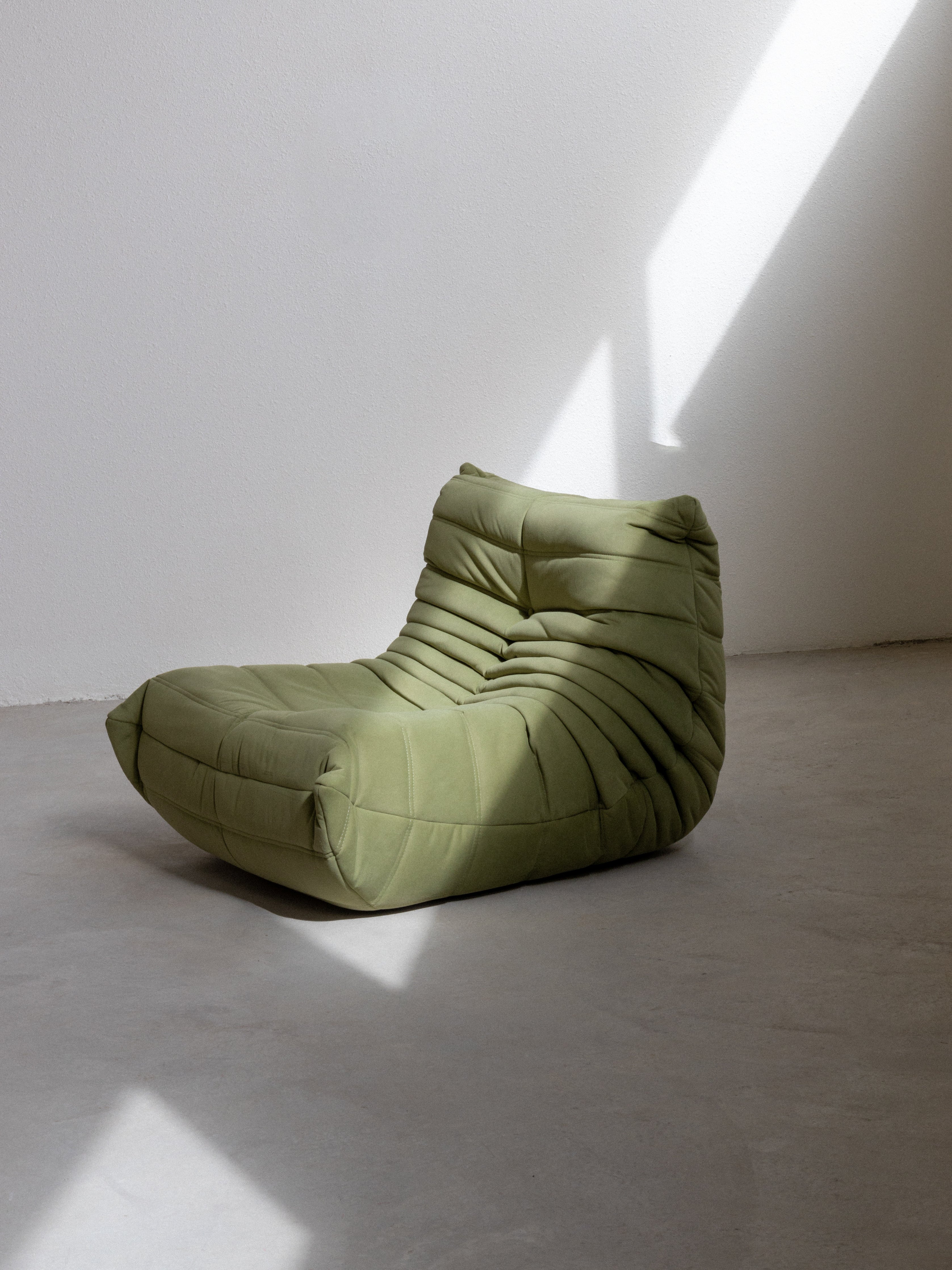 Togo Sofa Olive Green Velvet 1 Seater UAE | Forma