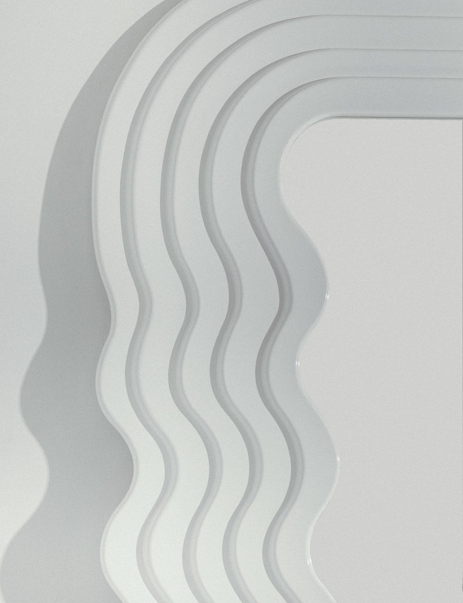 Round wavy mirror - Forma - 11