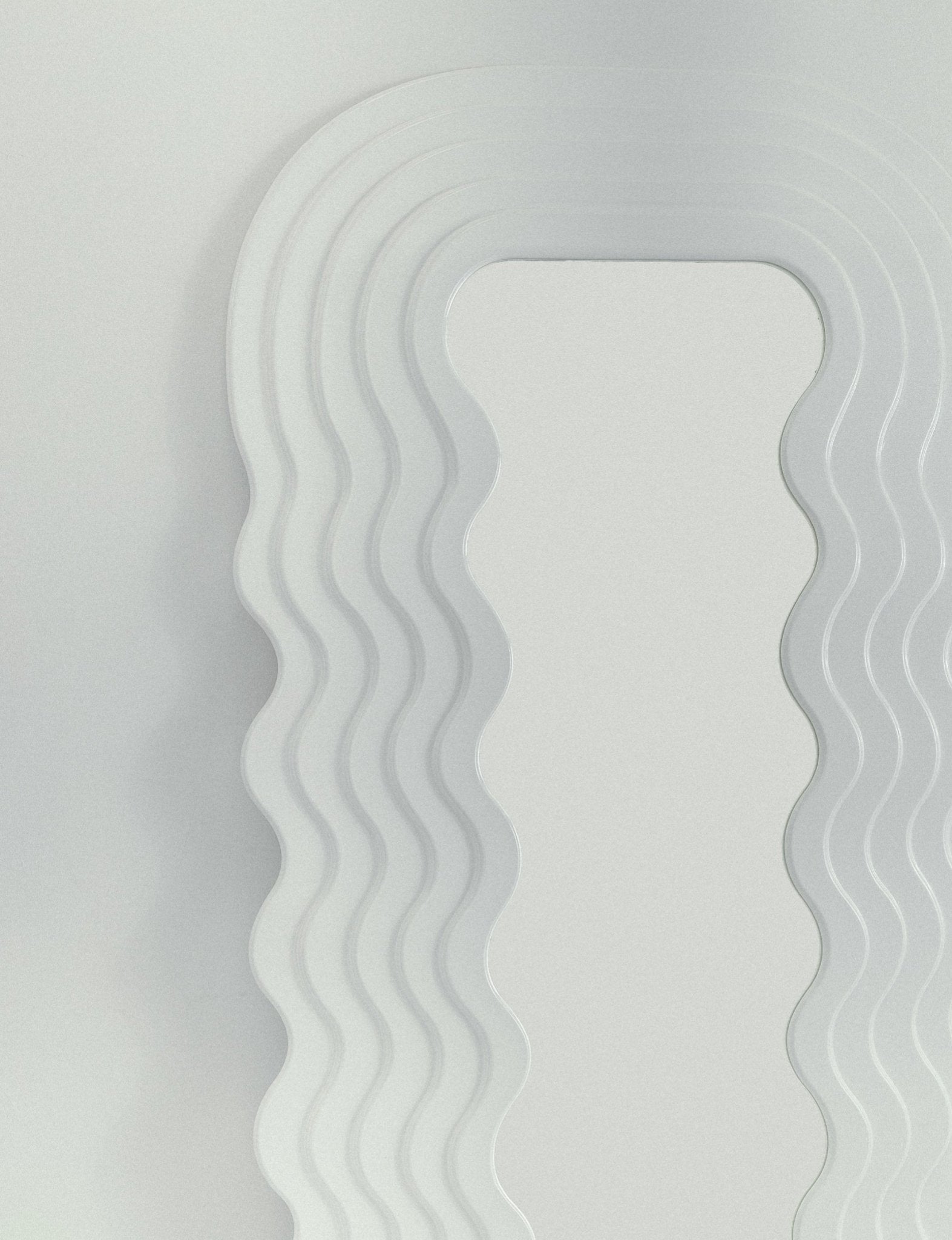 Round wavy mirror - Forma - 12